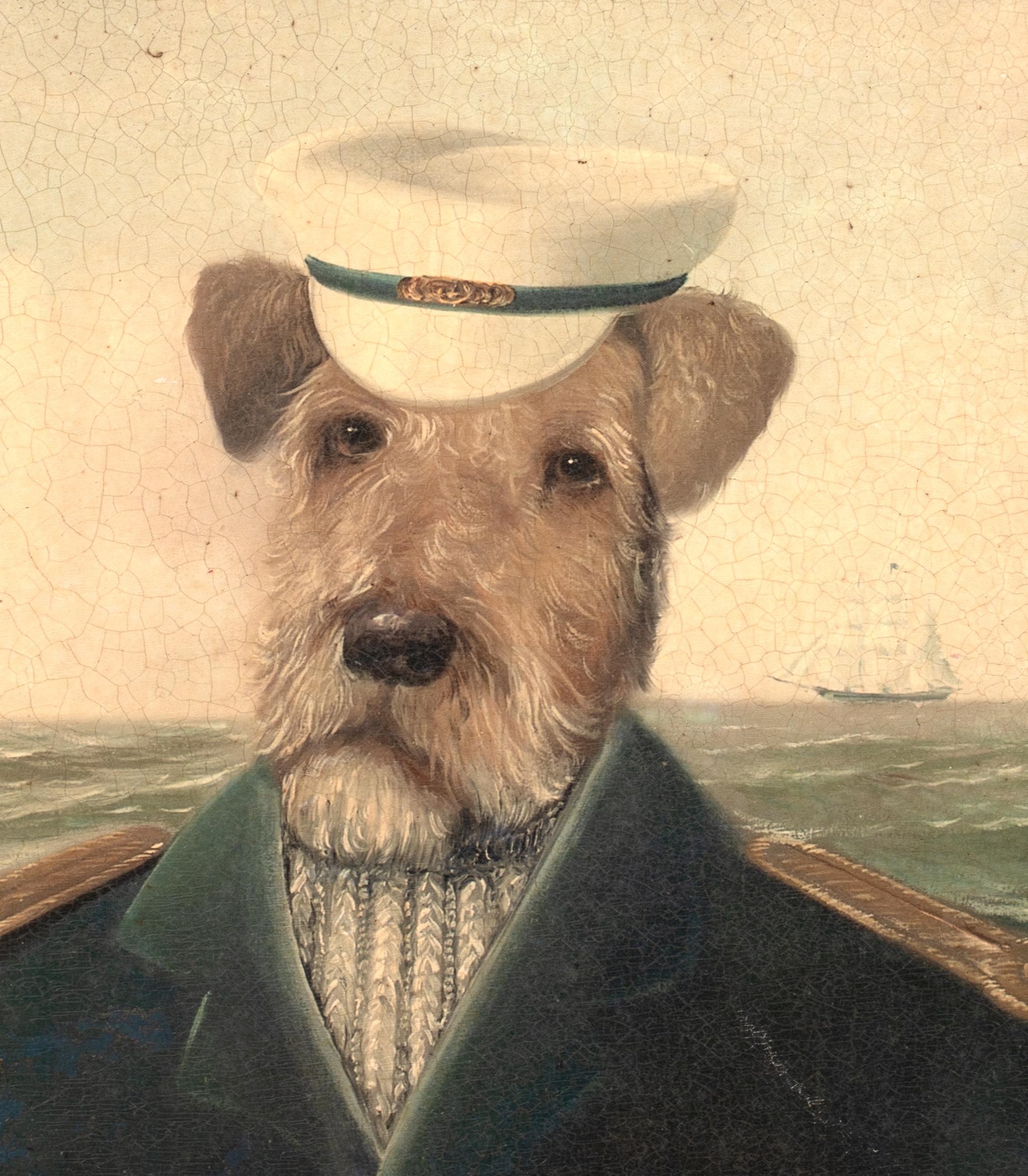 Ritratto di Fox Terrier come capitano di mare, inizio 20° secolo 3