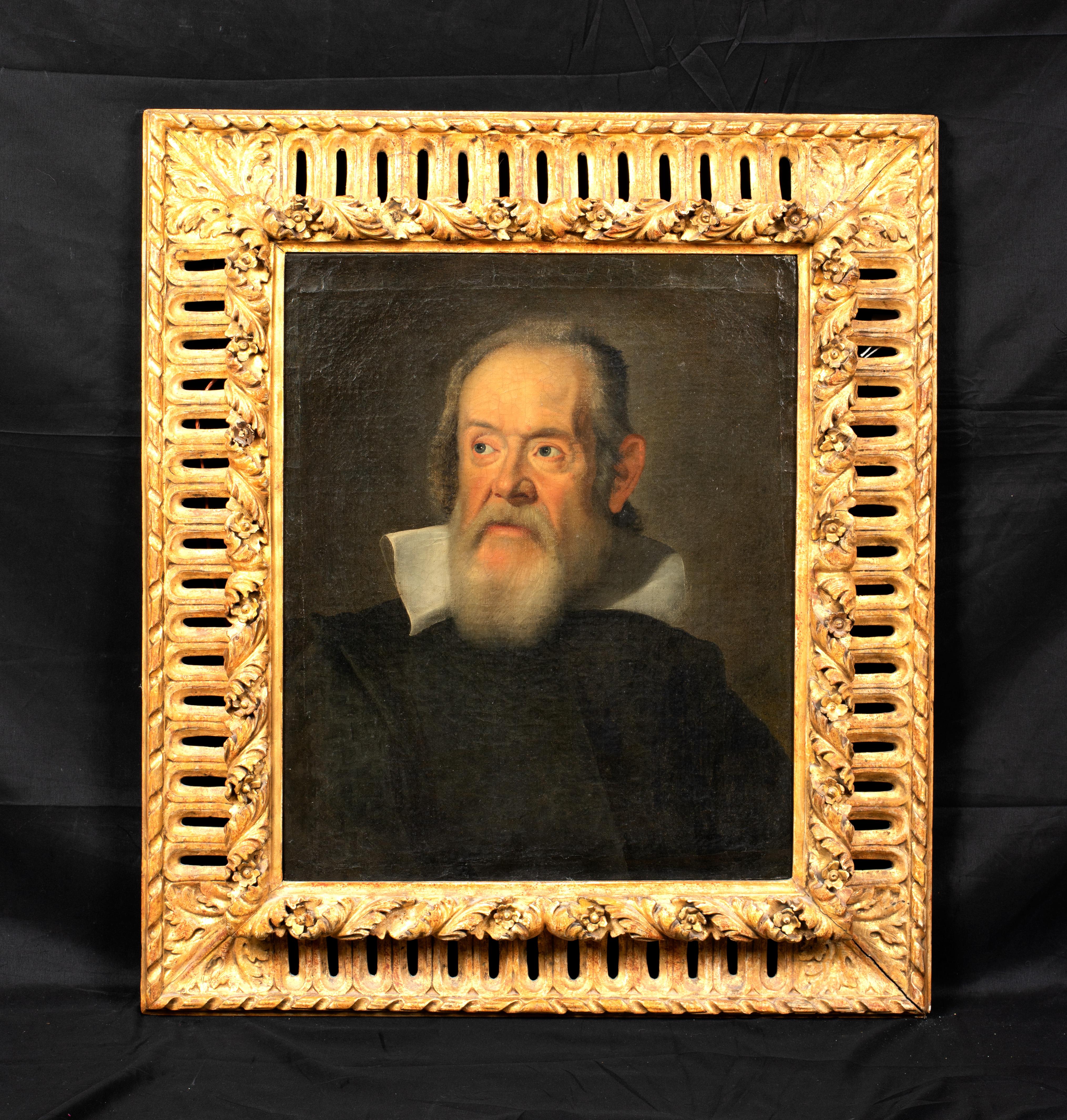 Portrait of Galileo Galilei (1564-1642), 17th Century - Painting by Unknown