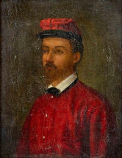 Portrait of Garibaldinian Soldier - Oil Paint - Late 19th Century