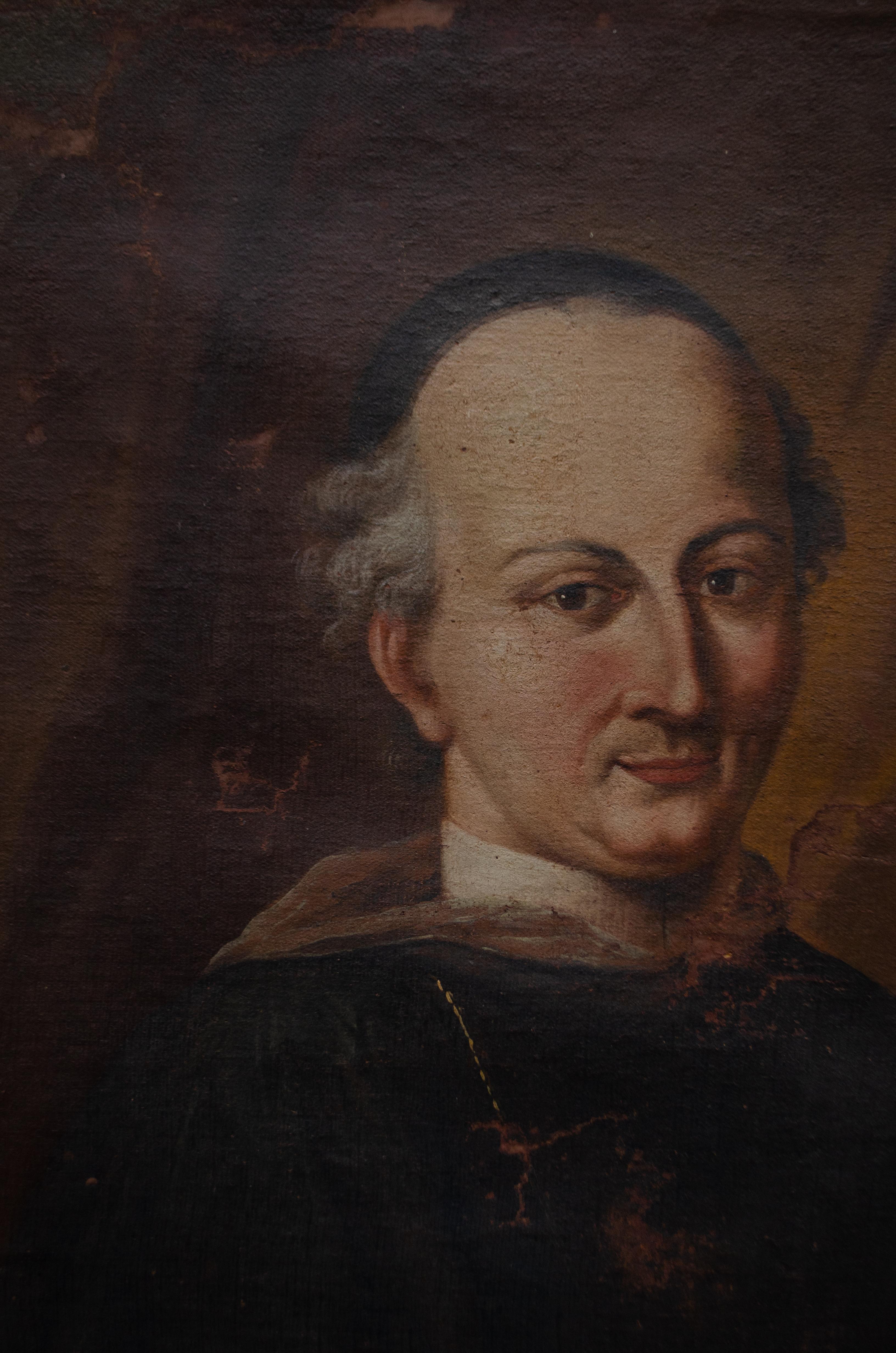 Portrait de Giovanni Morosini (1719 - 1789), école italienne.  Fin du XVIIIe siècle en vente 2