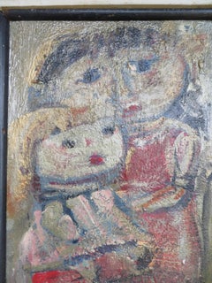 PORTRAIT OF GIRL & DOLL
