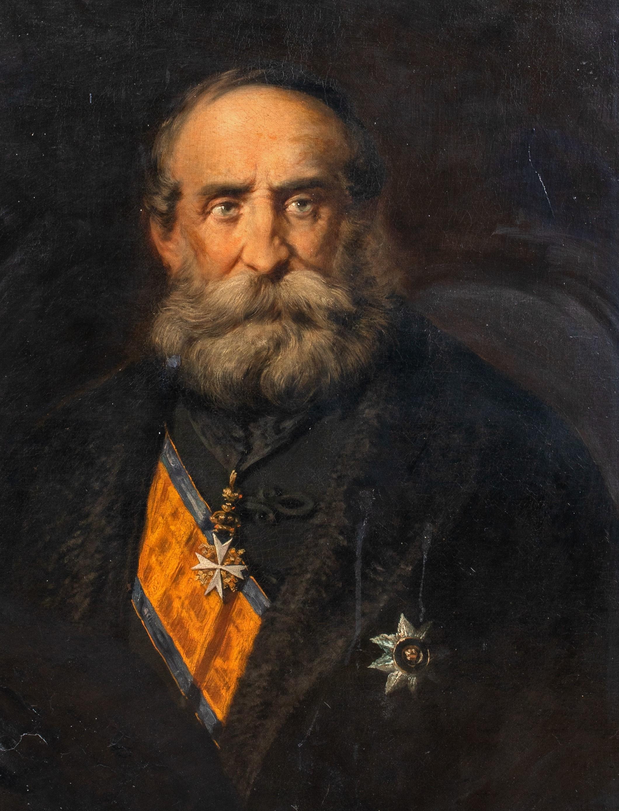 Portrait de Giuseppe Garibaldi (1807-1882), 19ème siècle en vente 1