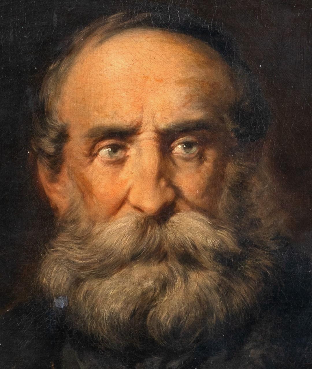 Portrait Of Giuseppe Garibaldi (1807-1882), 19th Century For Sale 1