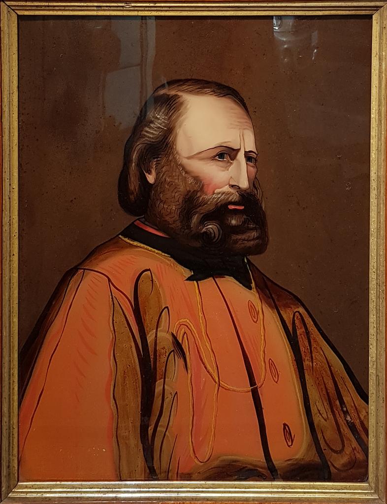 Unknown Portrait Painting - Portrait of Giuseppe Garibaldi