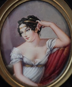 Antique Portrait of Giuseppina Bonaparte