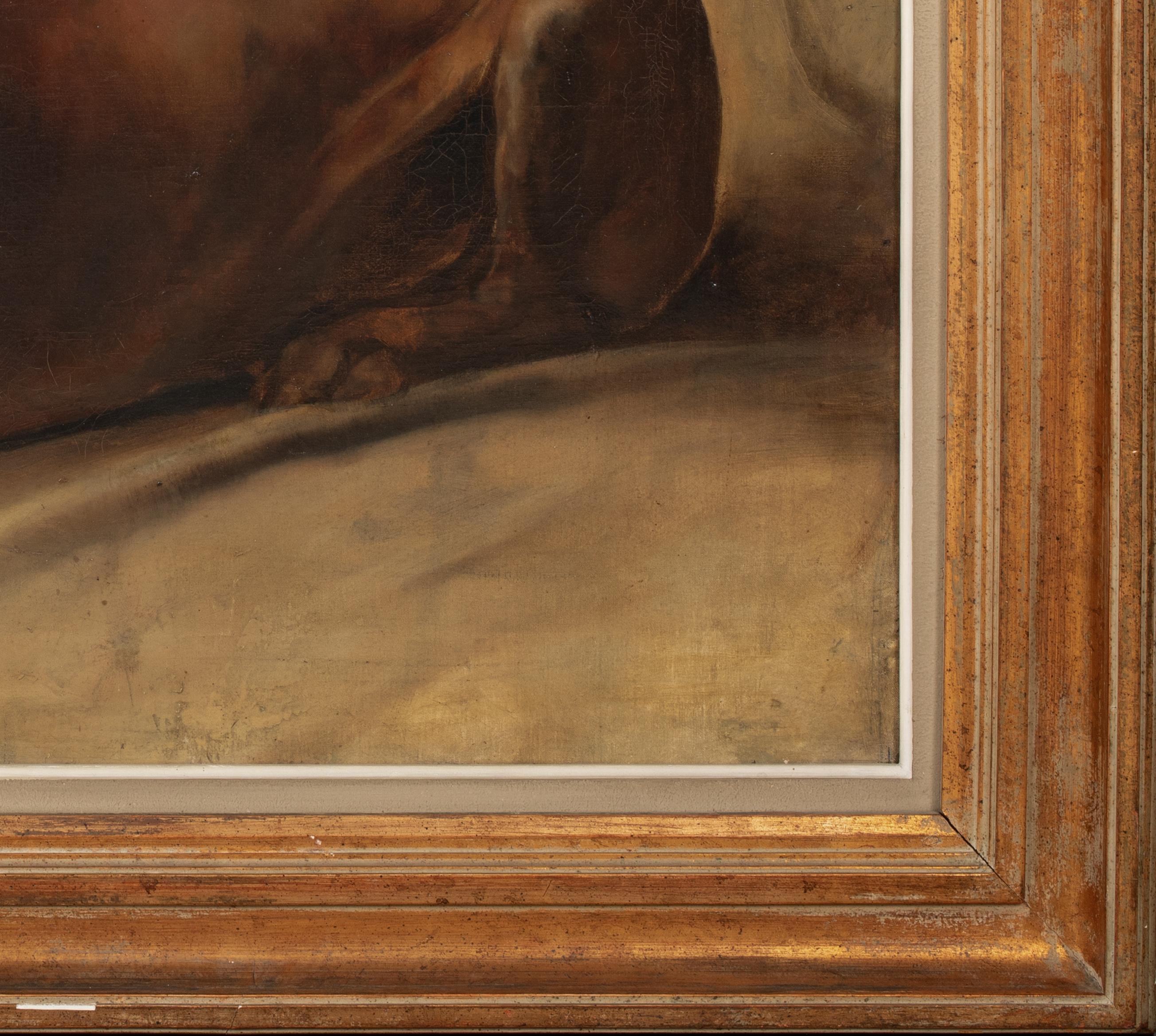Porträt einer Dogge „Achilles“, 19. Jahrhundert

von Joseph DIERICKX (19. Jahrhundert)

Großes Porträt einer Dogge 