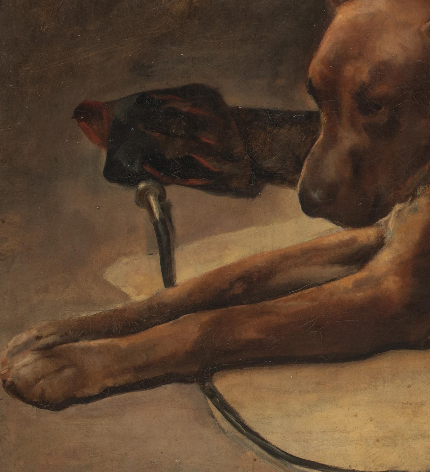 Porträt einer Dogge „Achilles“, 19. Jahrhundert  von Joseph DIERICKX im Angebot 3