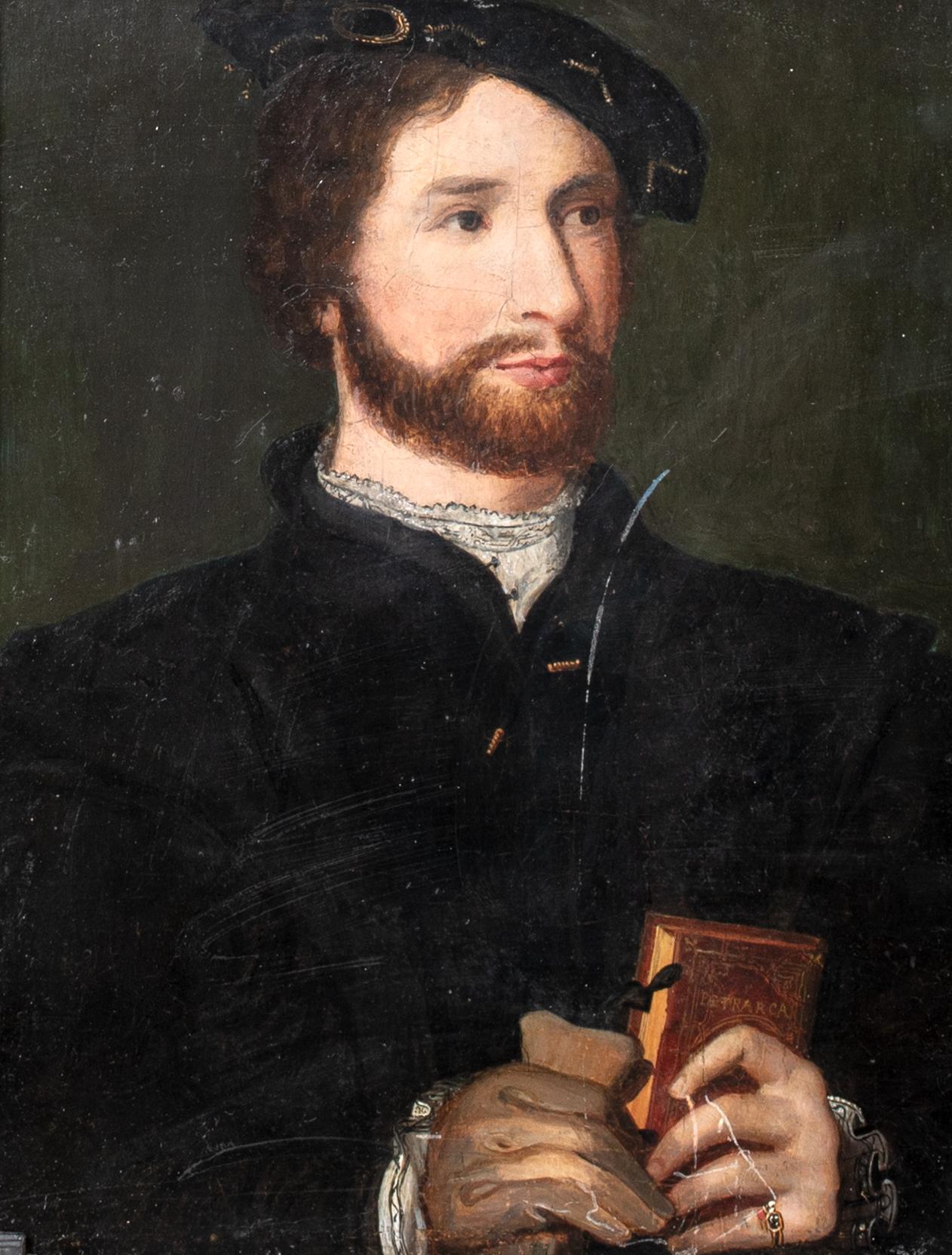 Porträt von Henry Howard, Graf von Surrey (1516-1547), 16. Jahrhundert (Schwarz), Portrait Painting, von Unknown