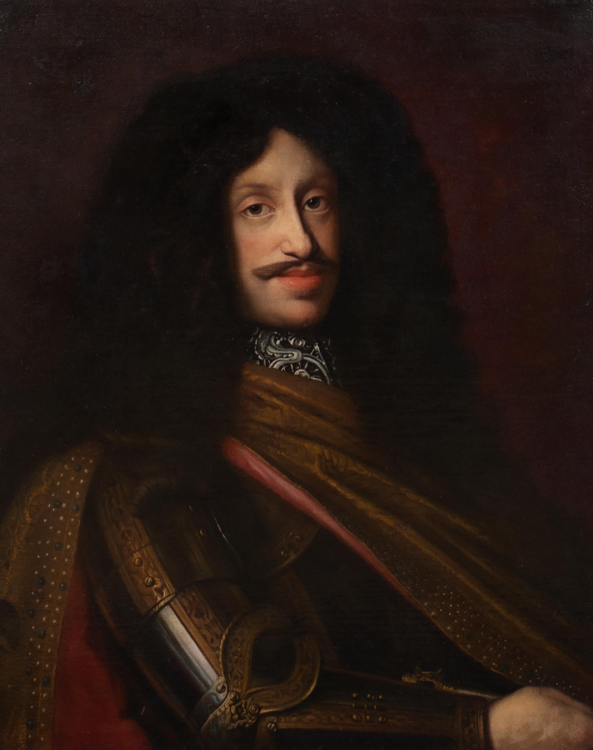 Portrait Of Holy Roman Emperor Leopold I (1640-1705) , 17th Century 

by Benjamin Von Block (1631-1690)

Large 17th Century Old Master portrait of Holy Roman Emperor Leopold I, oil on canvas by Benjamin Von Block. Excellent quality and condition