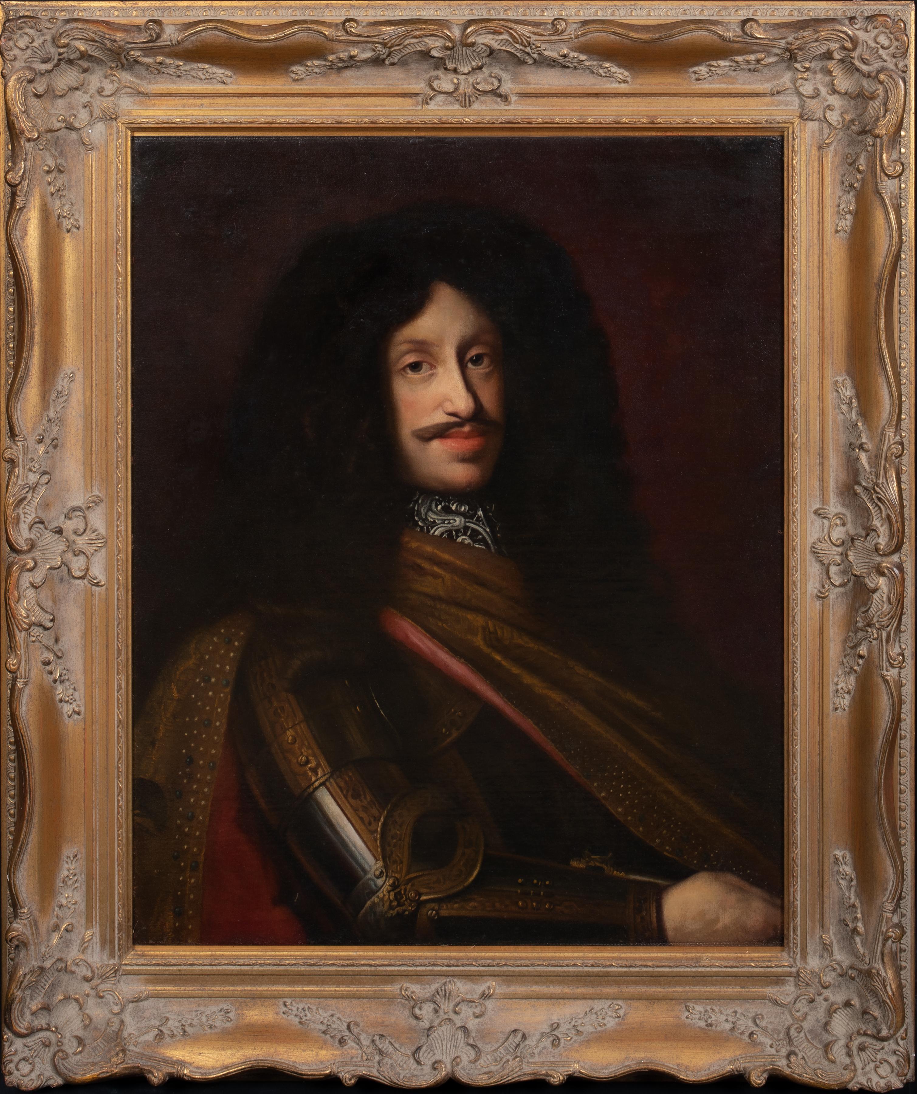 Unknown Portrait Painting - Portrait Of Holy Roman Emperor Leopold I (1640-1705) , 17th Century  
