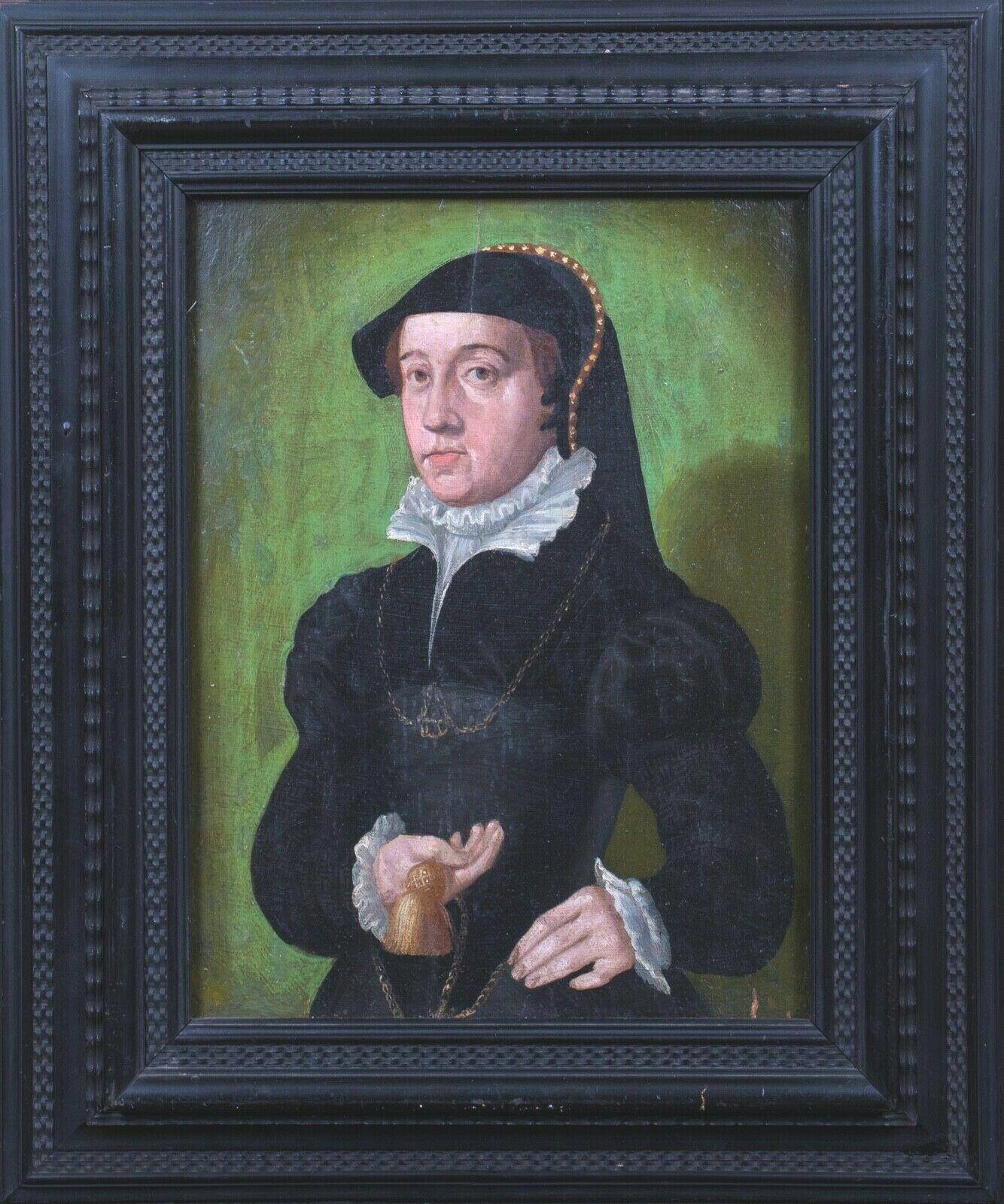 Portrait Of Jeanne III d'Albret (1528-1572), 16th Century - Painting by Unknown