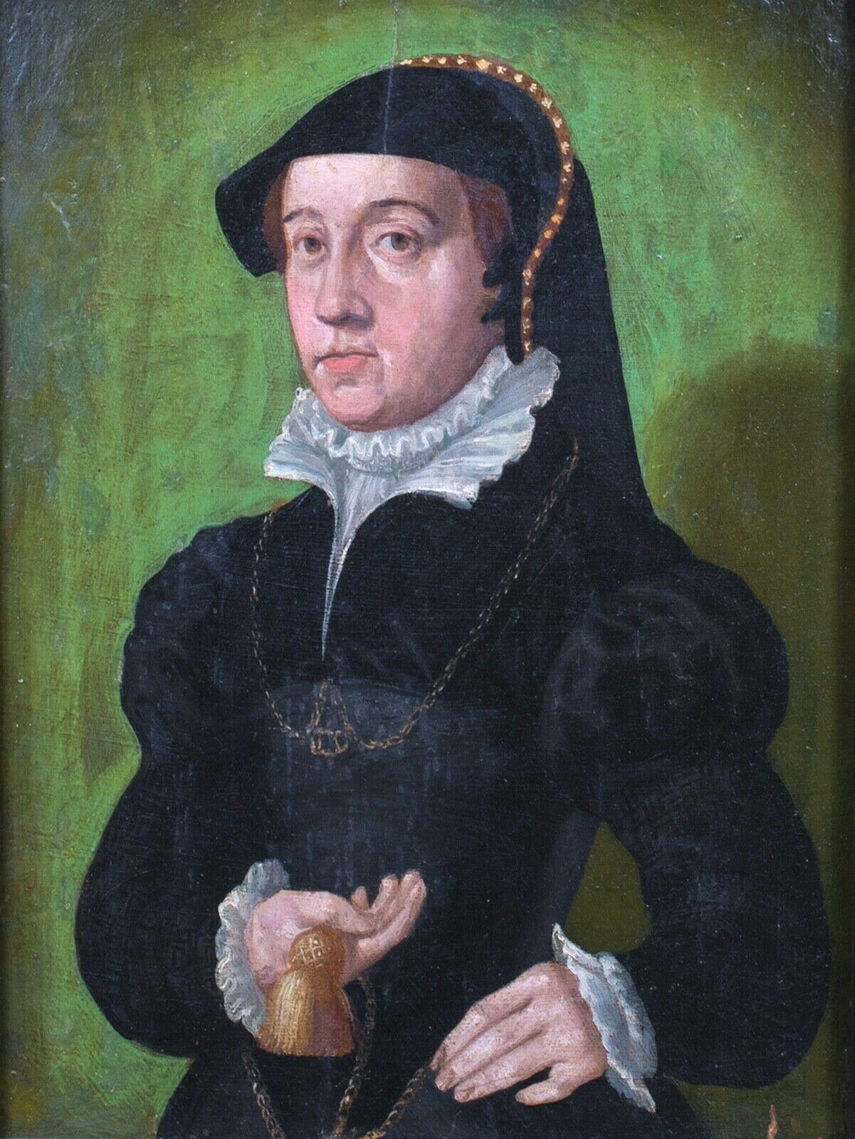 Unknown Portrait Painting – Porträt von Jeanne III. d'Albret (1528–1572), 16. Jahrhundert