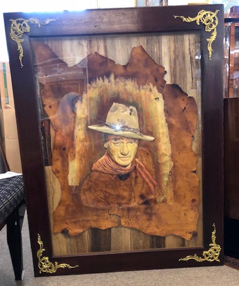 Portrait of John Wayne - Painting by Unknown