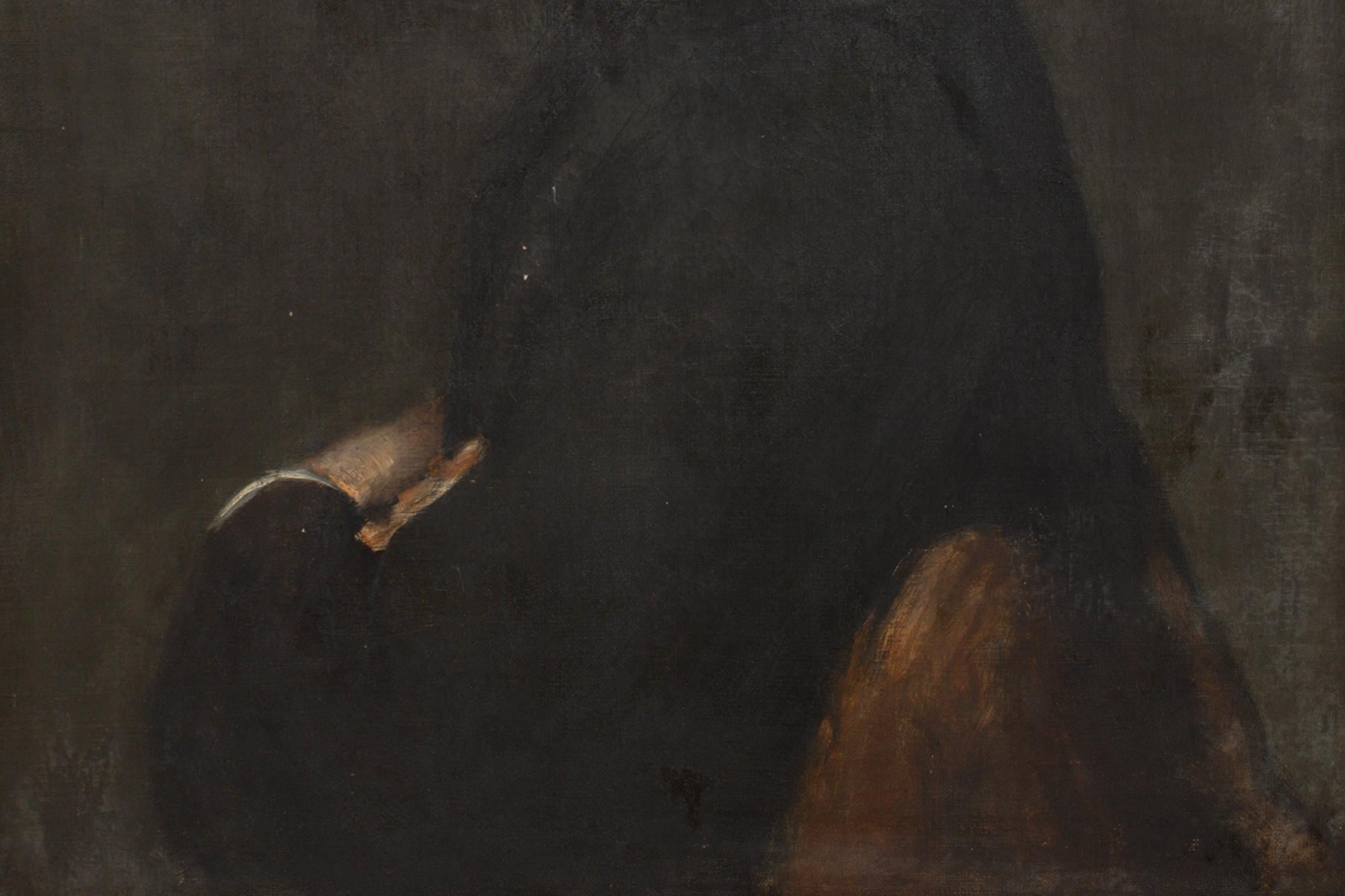 Portrait of Johnston Forbes-Robertson (1853-1937), dated 1886 by Alfred Quinton For Sale 6