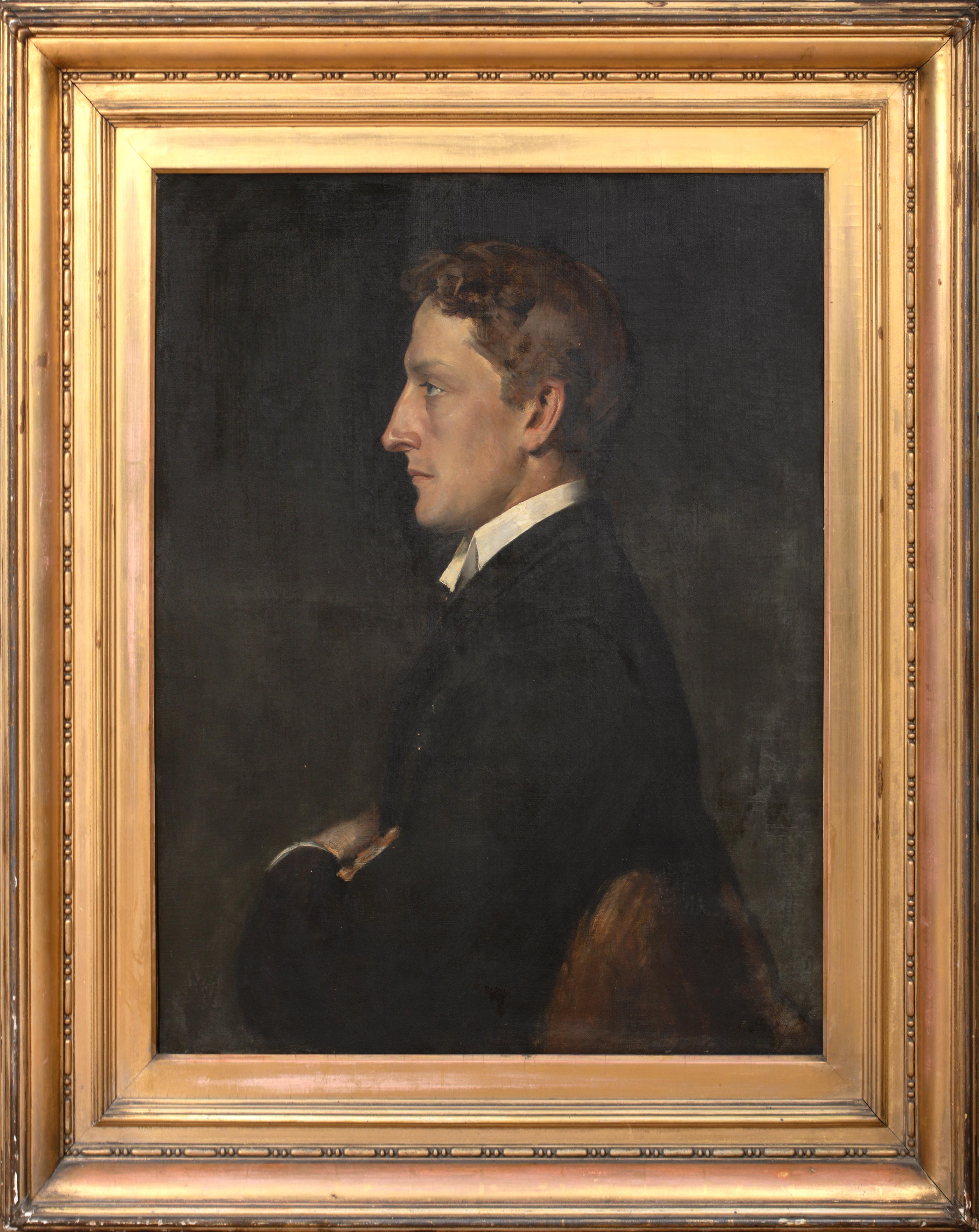 Portrait of Johnston Forbes-Robertson (1853-1937), dated 1886 by Alfred Quinton