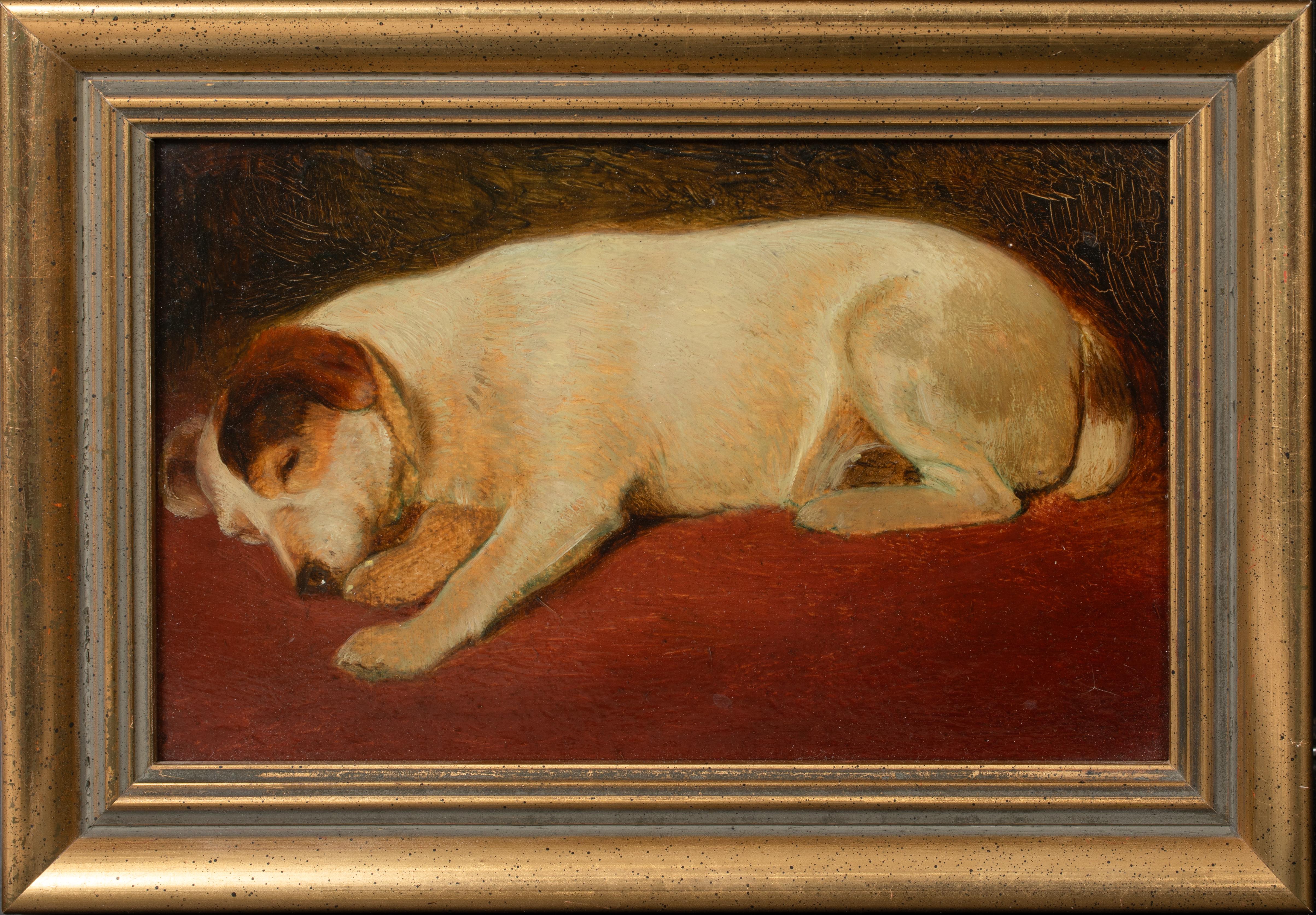 Portrait de Jules A Jack Russell, 19e siècle attribué à Frederick HALL en vente 6