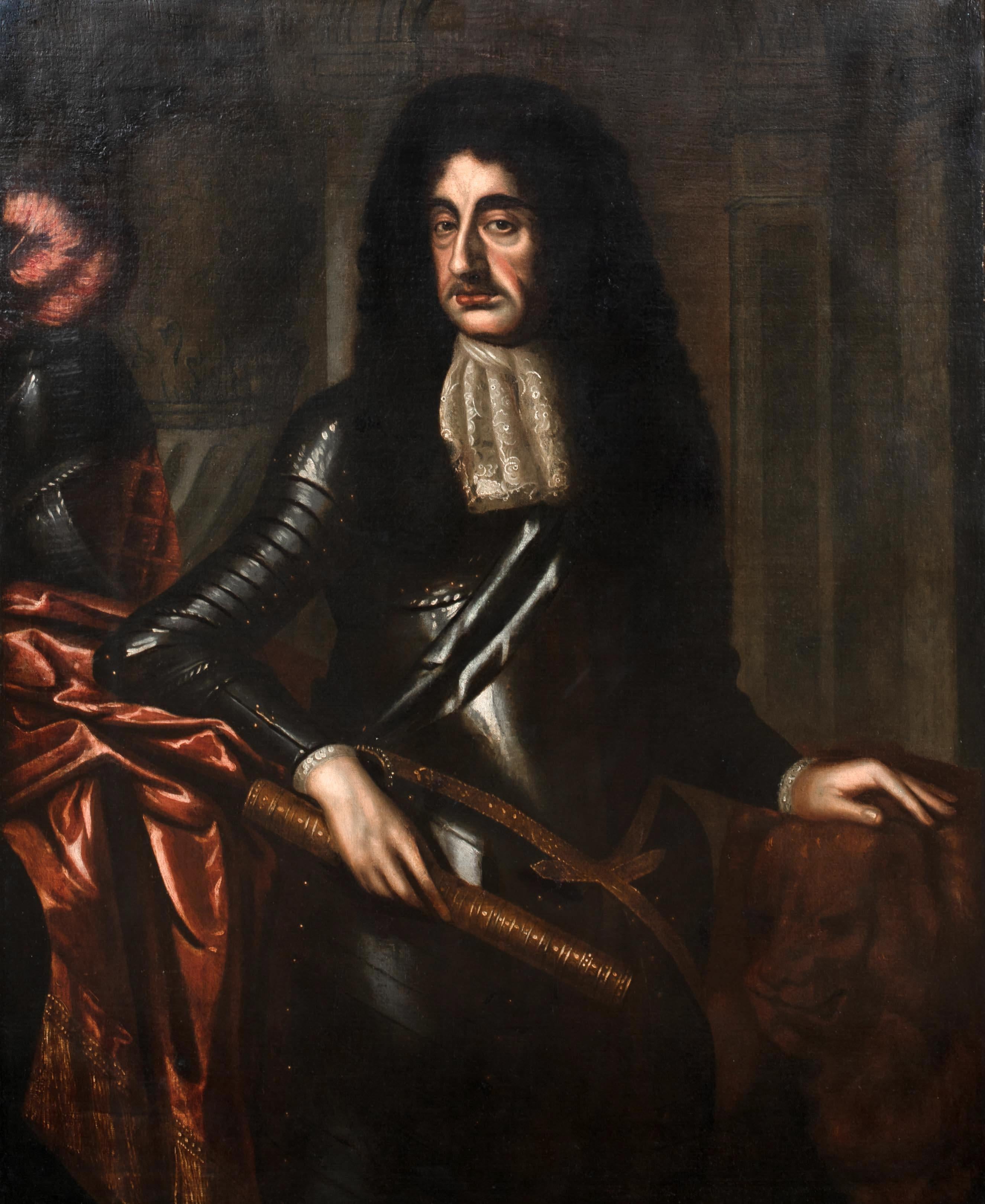 Portrait Of King Charles II Of England (1630-1685), 17th Century    1