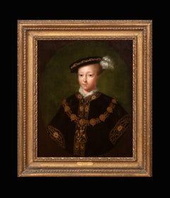 Portrait of King Edward VI (1537-1553) after William Scrots (1510-1553)