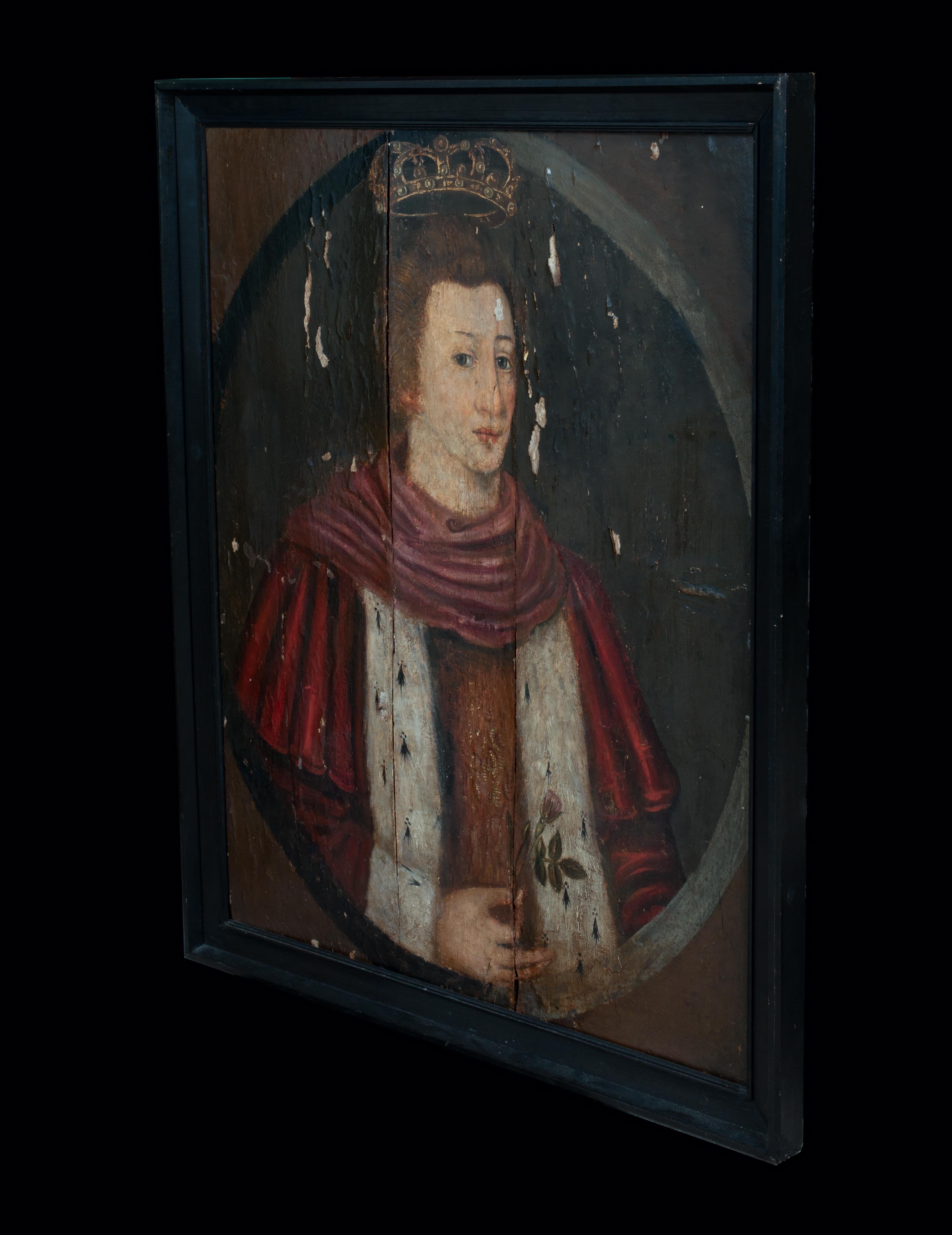 Portrait Of King Edward VI (1537-1553) as Prince Of Wales, 16th Century  For Sale 4