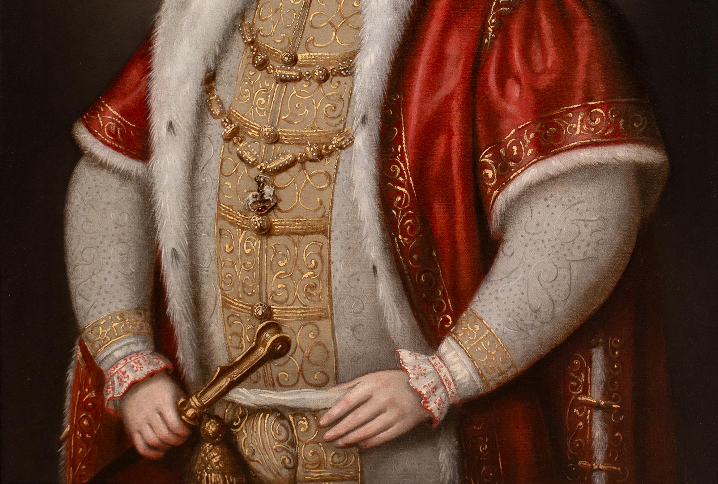 Court-Porträt von König Edward VI. (1537-1553) König von England im Angebot 6