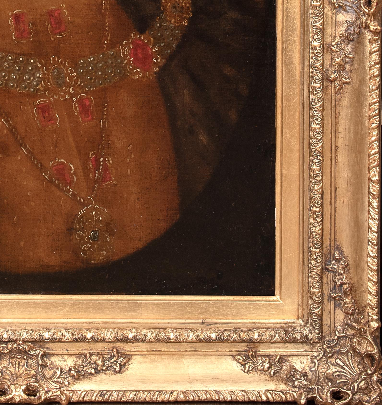 Ritratto di re Enrico VIII (1491-1547), XVII secolo

English School Ritratto della Corte Reale

Grande ritratto della corte reale inglese del XVII secolo di re Enrico VIII d'Inghilterra, olio su tela. Busto ritratto in grande scala incastonato in un