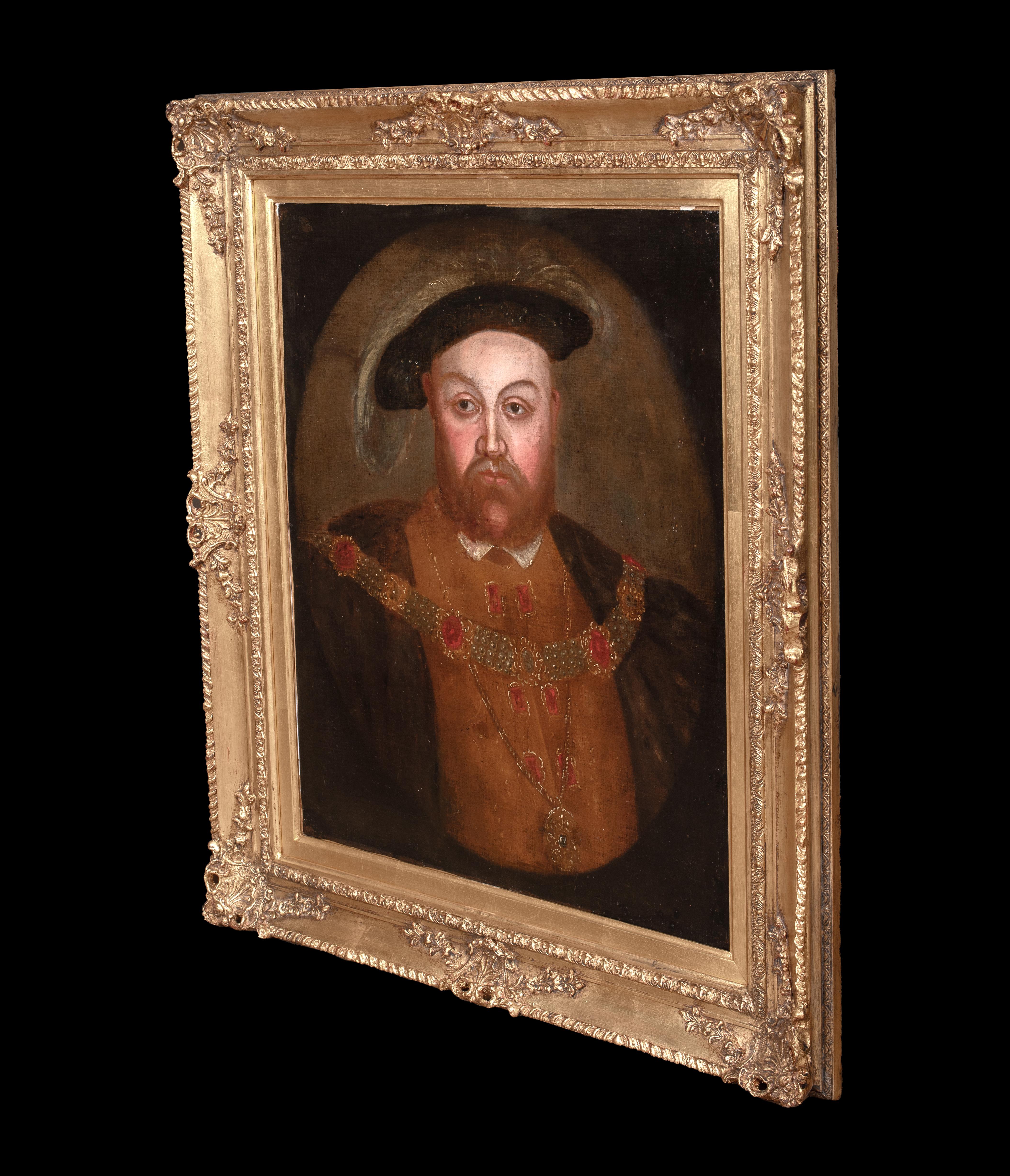 Ritratto di re Enrico VIII (1491-1547), XVII secolo  Ritratto della Corte Reale in vendita 4