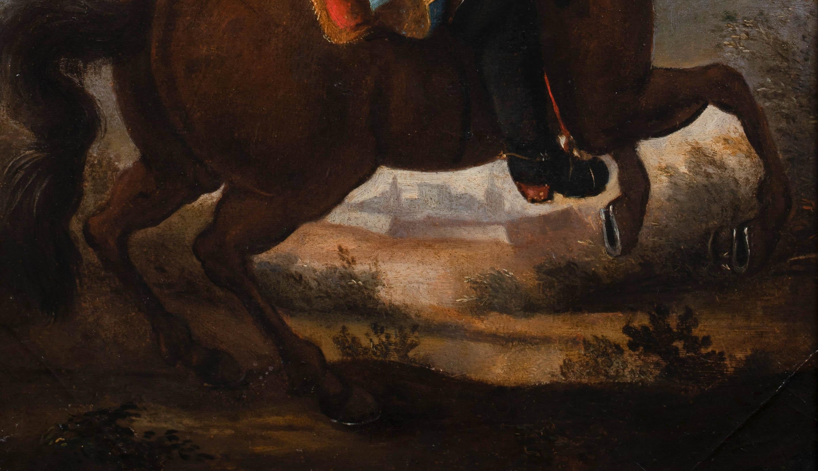 Retrato Del Rey Luis XIV De Francia Tomando Besançon, 1667

Escuela francesa

Gran retrato francés del siglo XVII del rey Luis XIV de Francia tomando la ciudad imperial de Besancon, óleo sobre lienzo colocado sobre tabla. Antiguo e importante