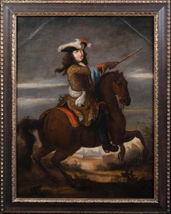 Portrait Of King Louis XIV Of France Taking Besançon, 1667  French School