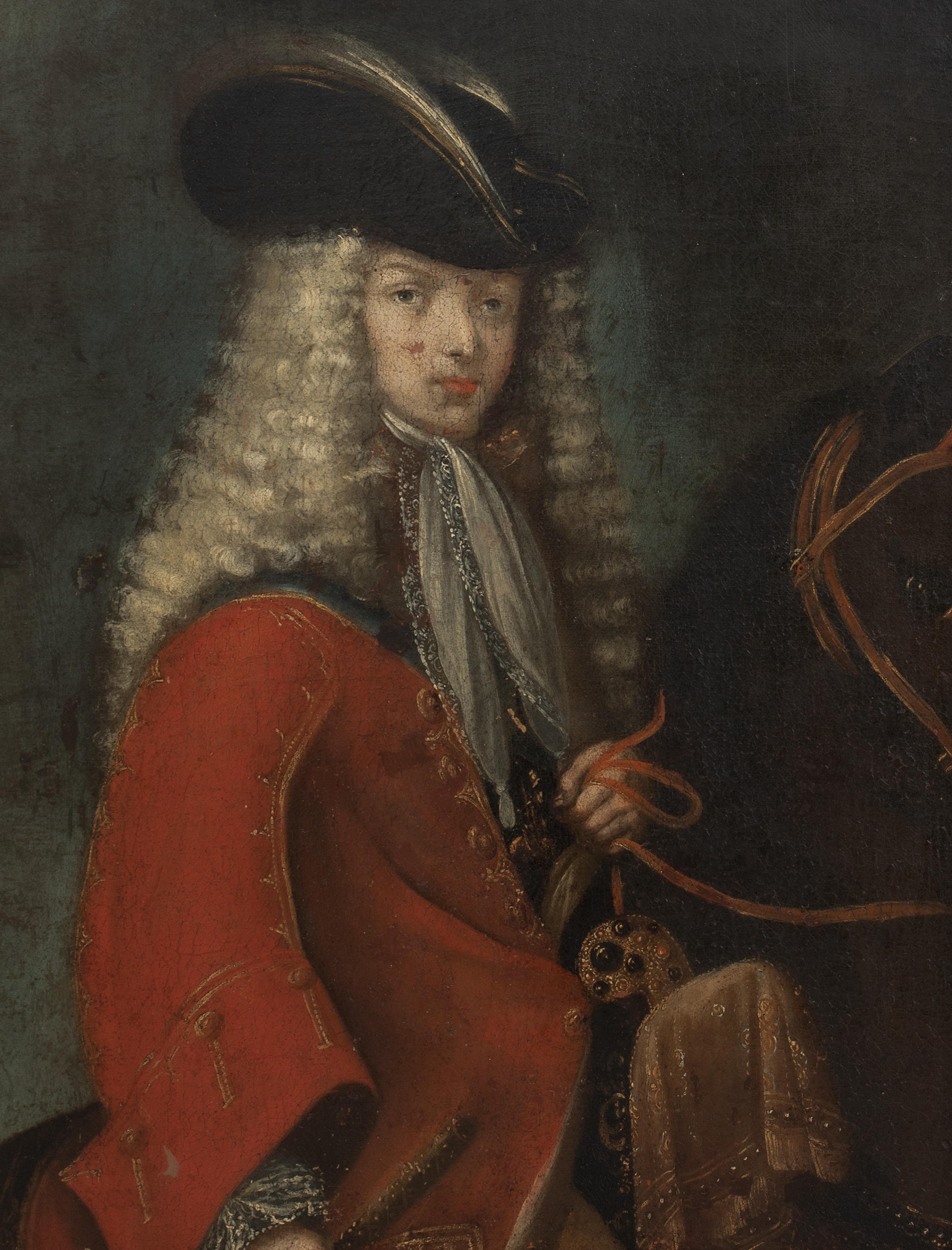 Porträt von König Philip V. (1683-1746) von Spanien, 18. Jahrhundert   Spanische Schule im Angebot 3