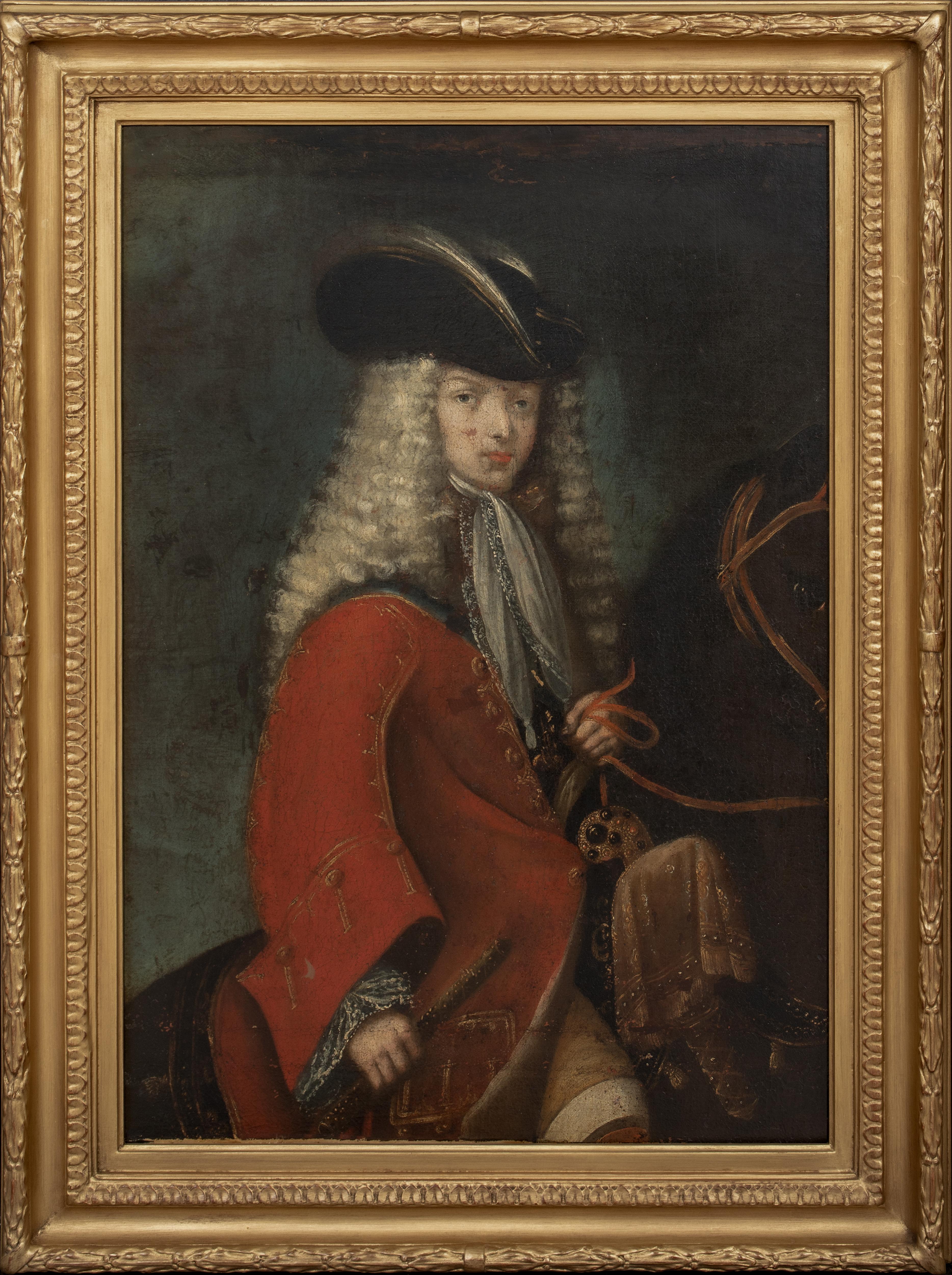 Unknown Portrait Painting – Porträt von König Philip V. (1683-1746) von Spanien, 18. Jahrhundert   Spanische Schule