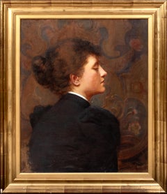 Portrait Of Lady, 19th Century   Pre-Raphaelite School