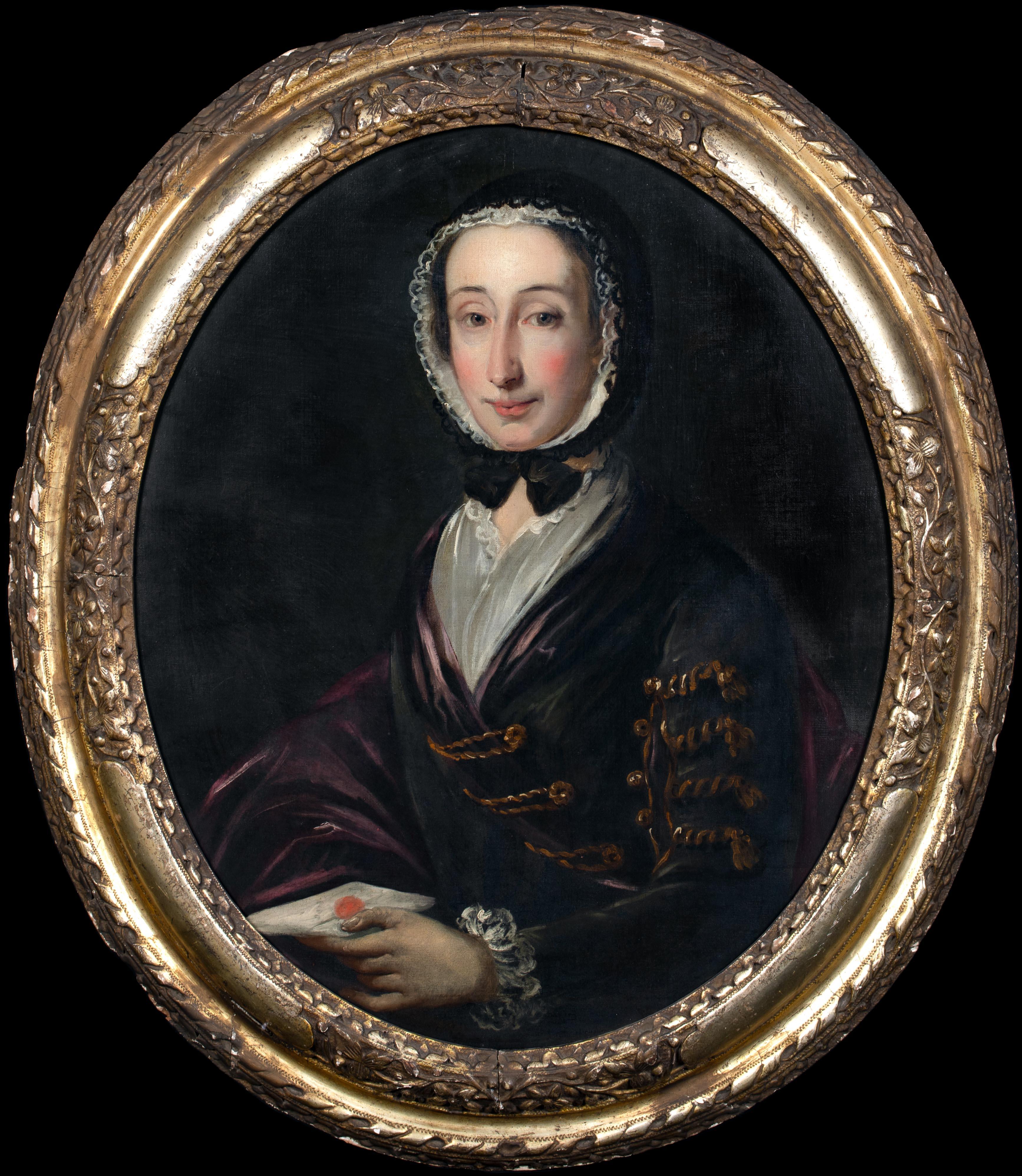 Unknown Portrait Painting - Portrait Of Lady Elizabeth Carnegie, 18th Century  by Anne Forbes (1745-1834)