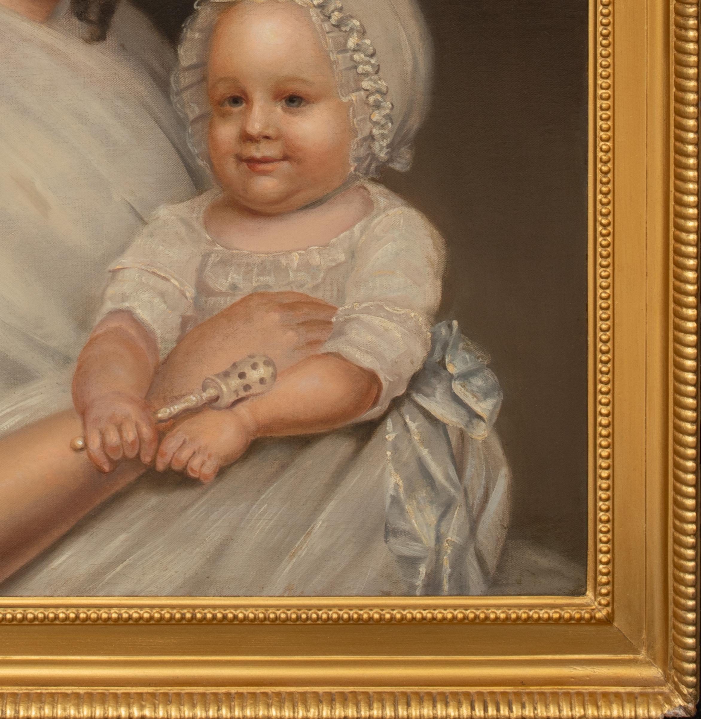 Portrait Of Lady Elizabeth Cavendish, Duchess of Devonshire (1758-1824) & Baby 1