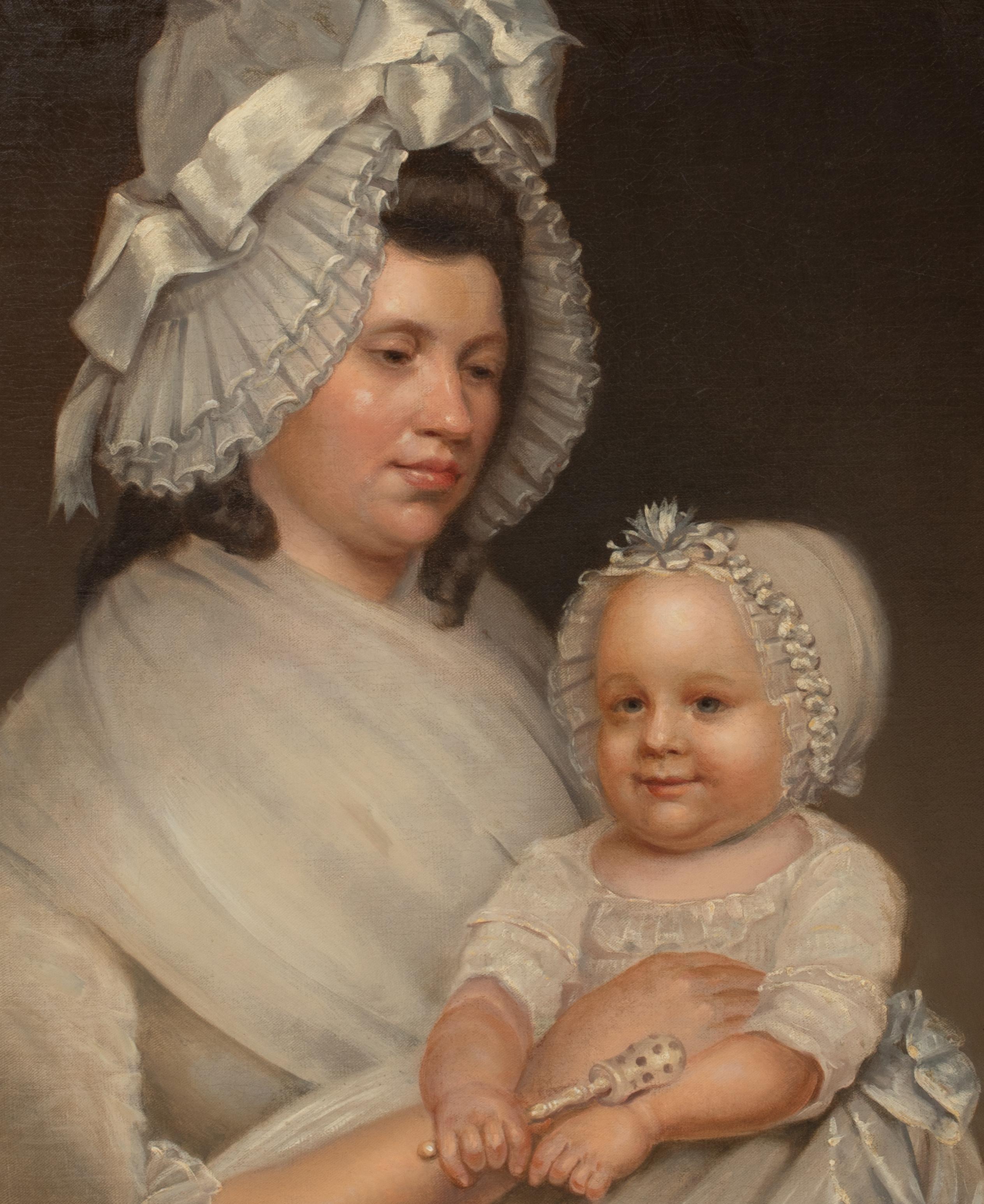 Portrait Of Lady Elizabeth Cavendish, Duchess of Devonshire (1758-1824) & Baby 2