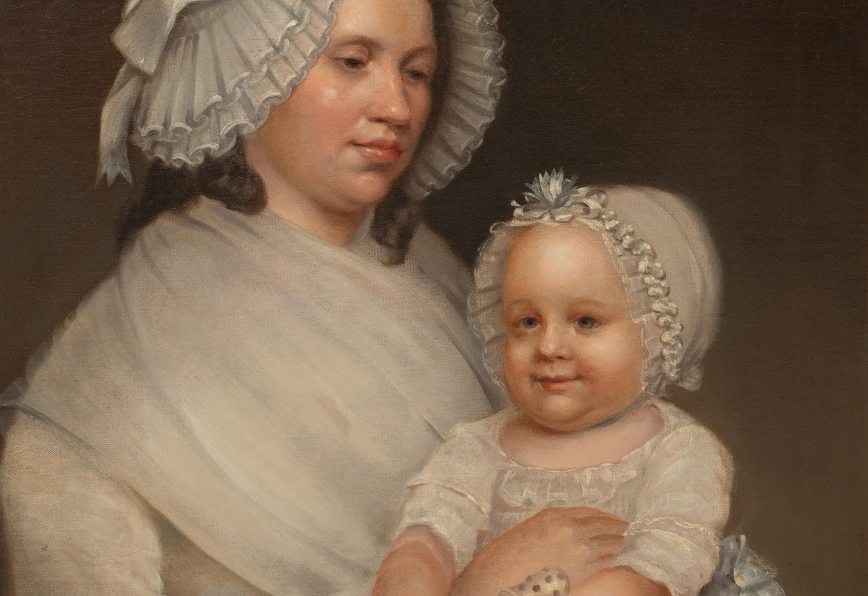 Portrait Of Lady Elizabeth Cavendish, Duchess of Devonshire (1758-1824) & Baby 6