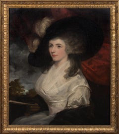 Portrait de Lady Frances Mary Harford, 18ème siècle George ROMNEY (1734-1802)