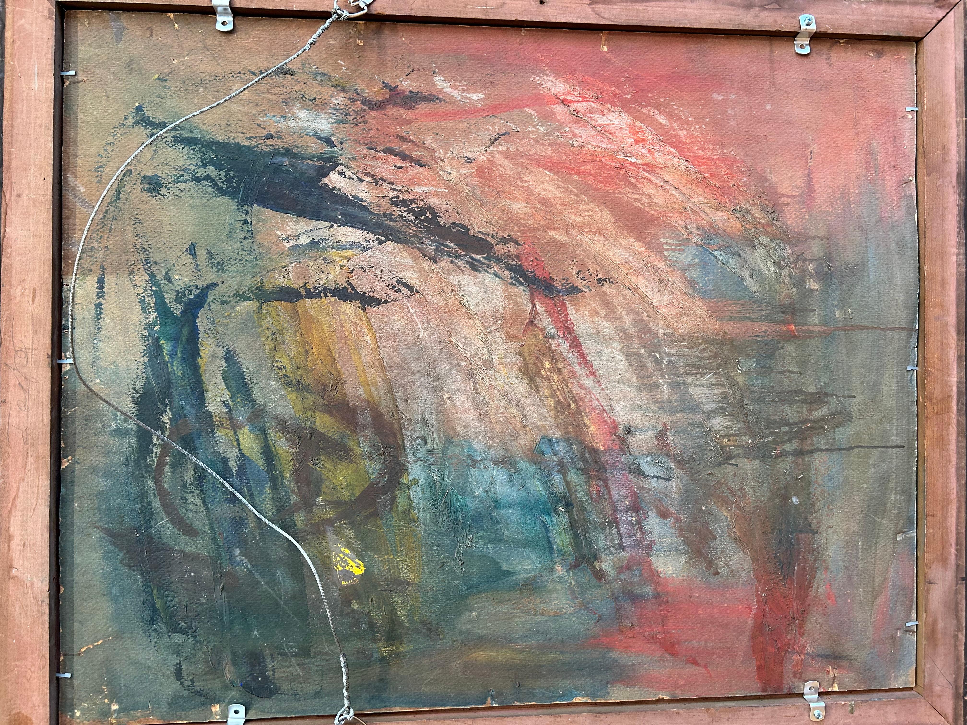 Portrait d'une dame dans un fauteuil à bascule en plein air en vente 2