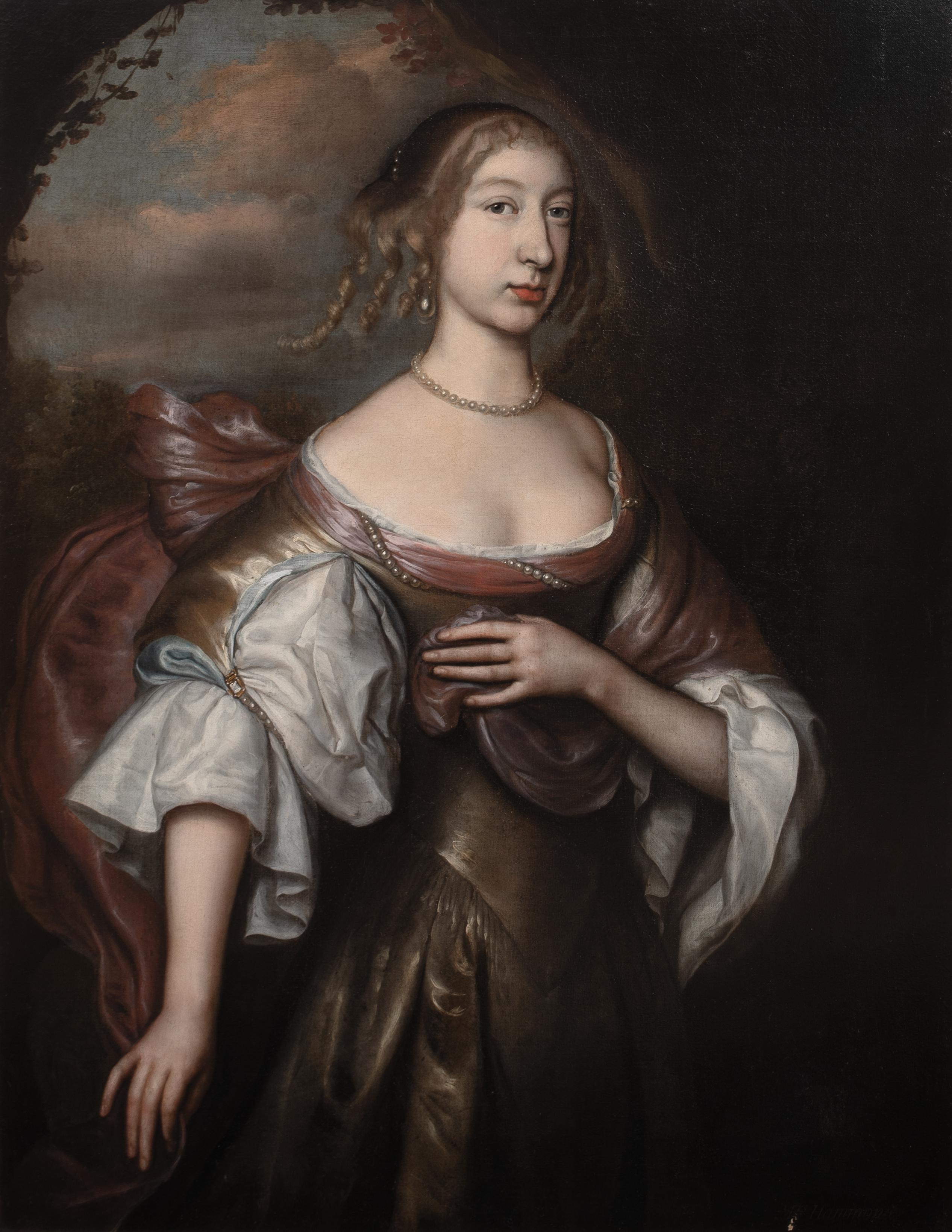 Portrait Of Lady Isobel Mackenzie, Countess of Seaforth (1636-1715) 17th Century - Black Portrait Painting by Unknown