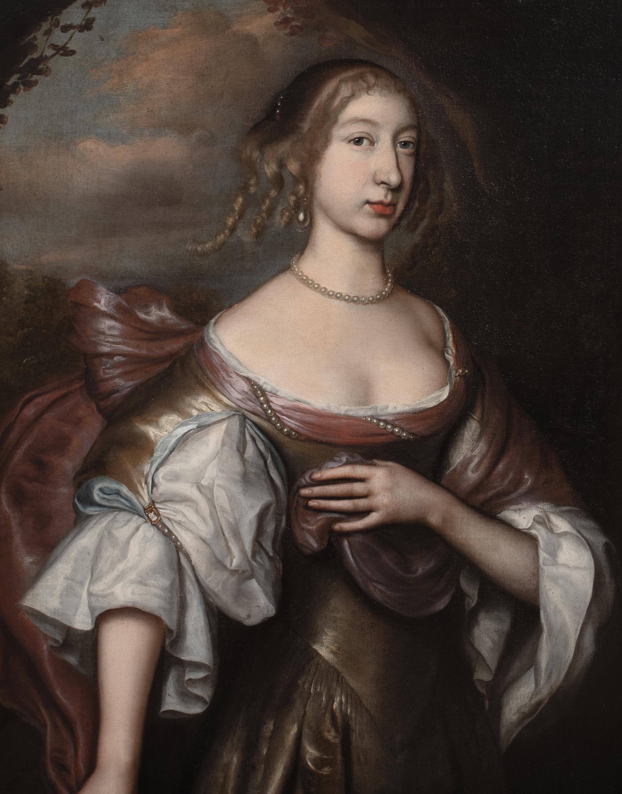 Portrait Of Lady Isobel Mackenzie, Countess of Seaforth (1636-1715), 17th Century

Studio of John Michael Wright (1617-1694)

Large 17th century portrait of Isobel Mackenzie, Countess of Seaforth, Scotland, oil on canvas. Excellent quality and