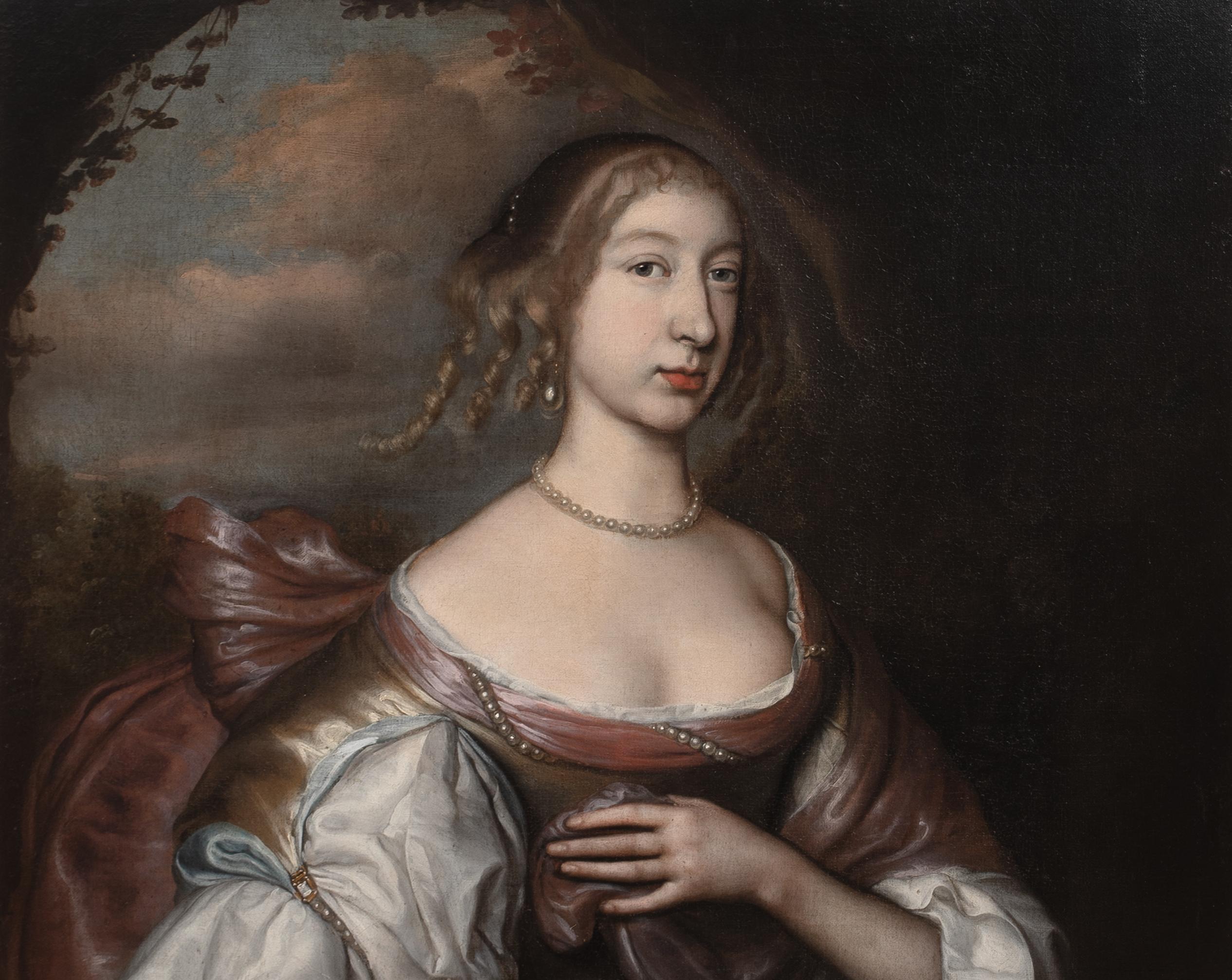 Portrait Of Lady Isobel Mackenzie, Countess of Seaforth (1636-1715) 17th Century For Sale 1