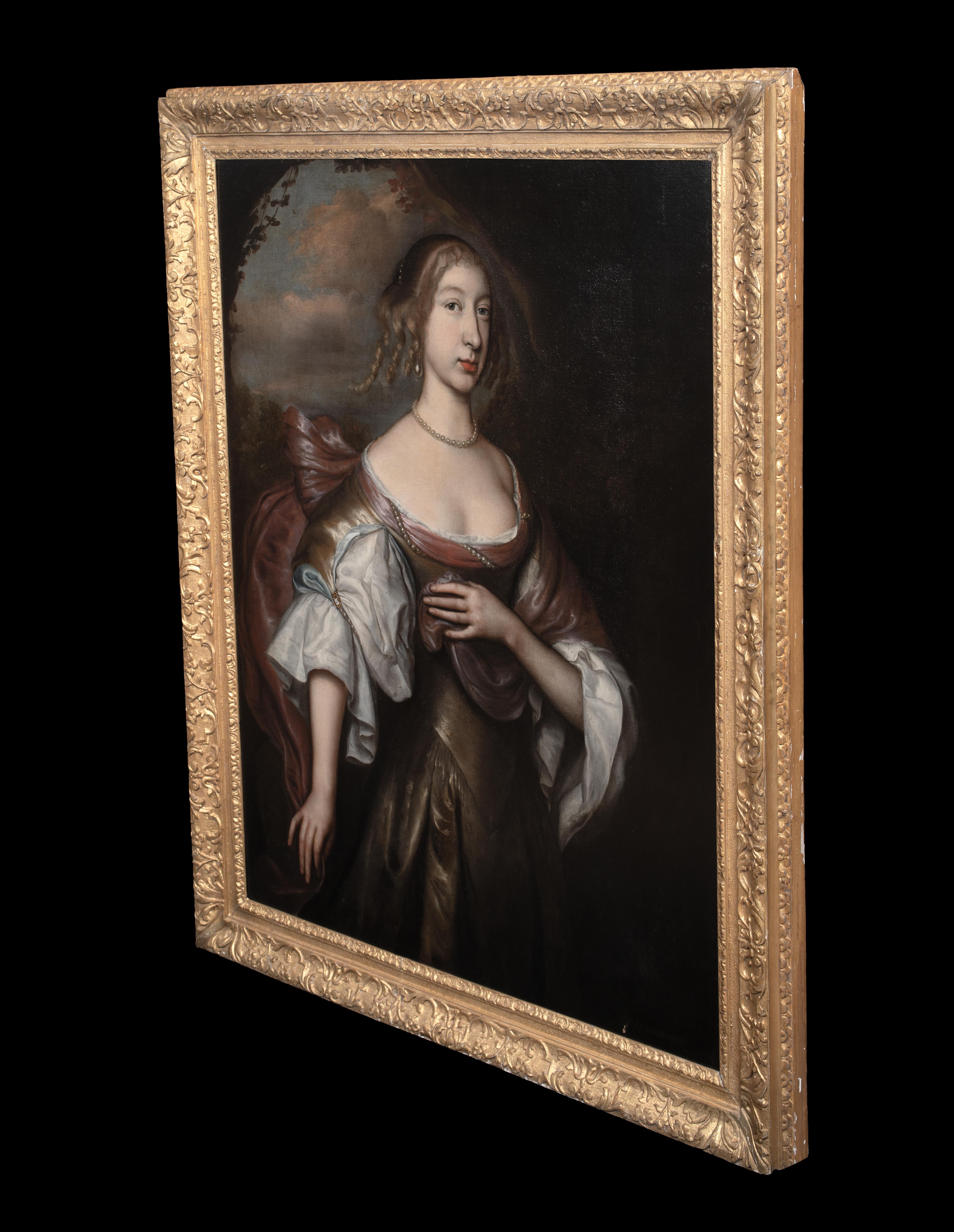 Portrait Of Lady Isobel Mackenzie, Countess of Seaforth (1636-1715) 17th Century For Sale 2