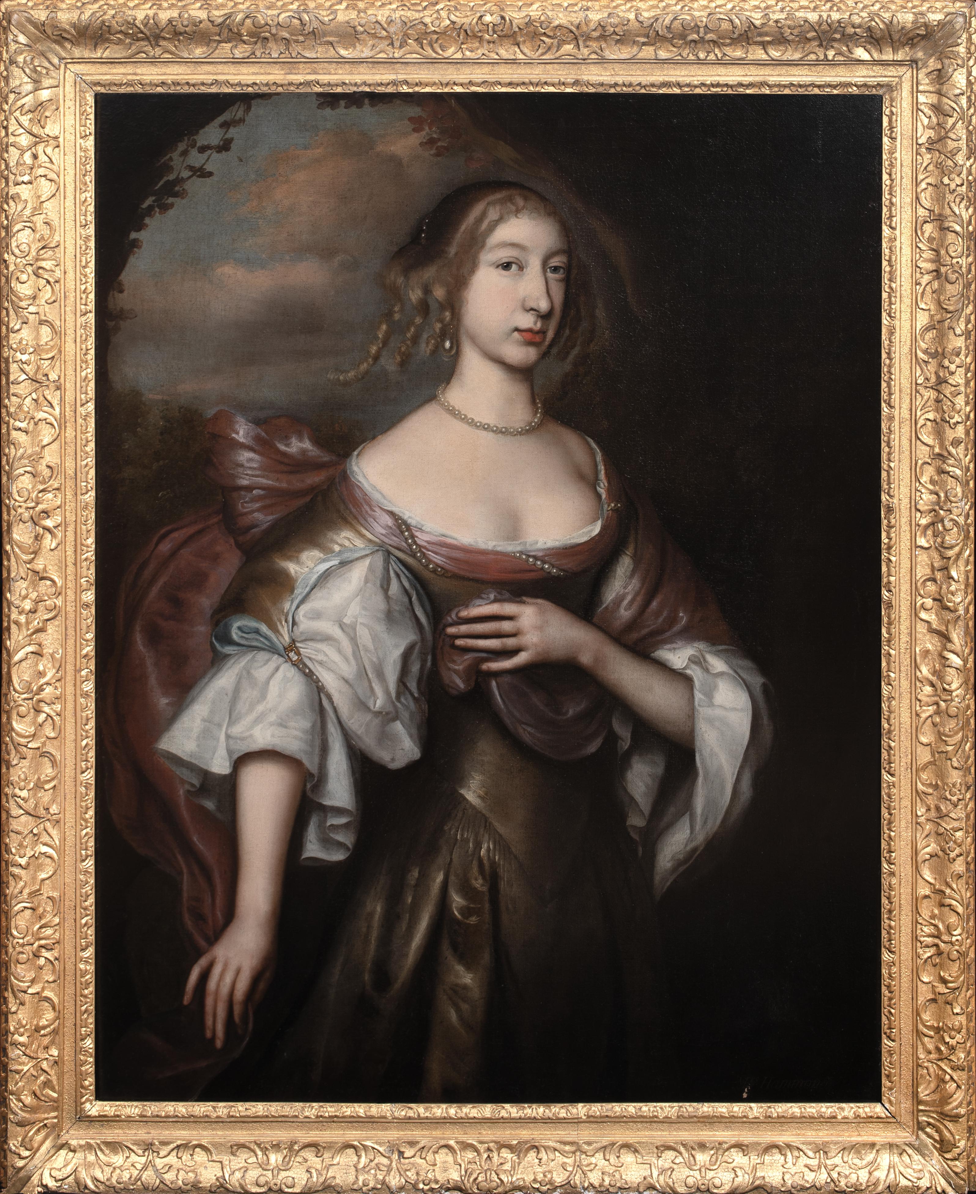 Unknown Portrait Painting - Portrait Of Lady Isobel Mackenzie, Countess of Seaforth (1636-1715) 17th Century