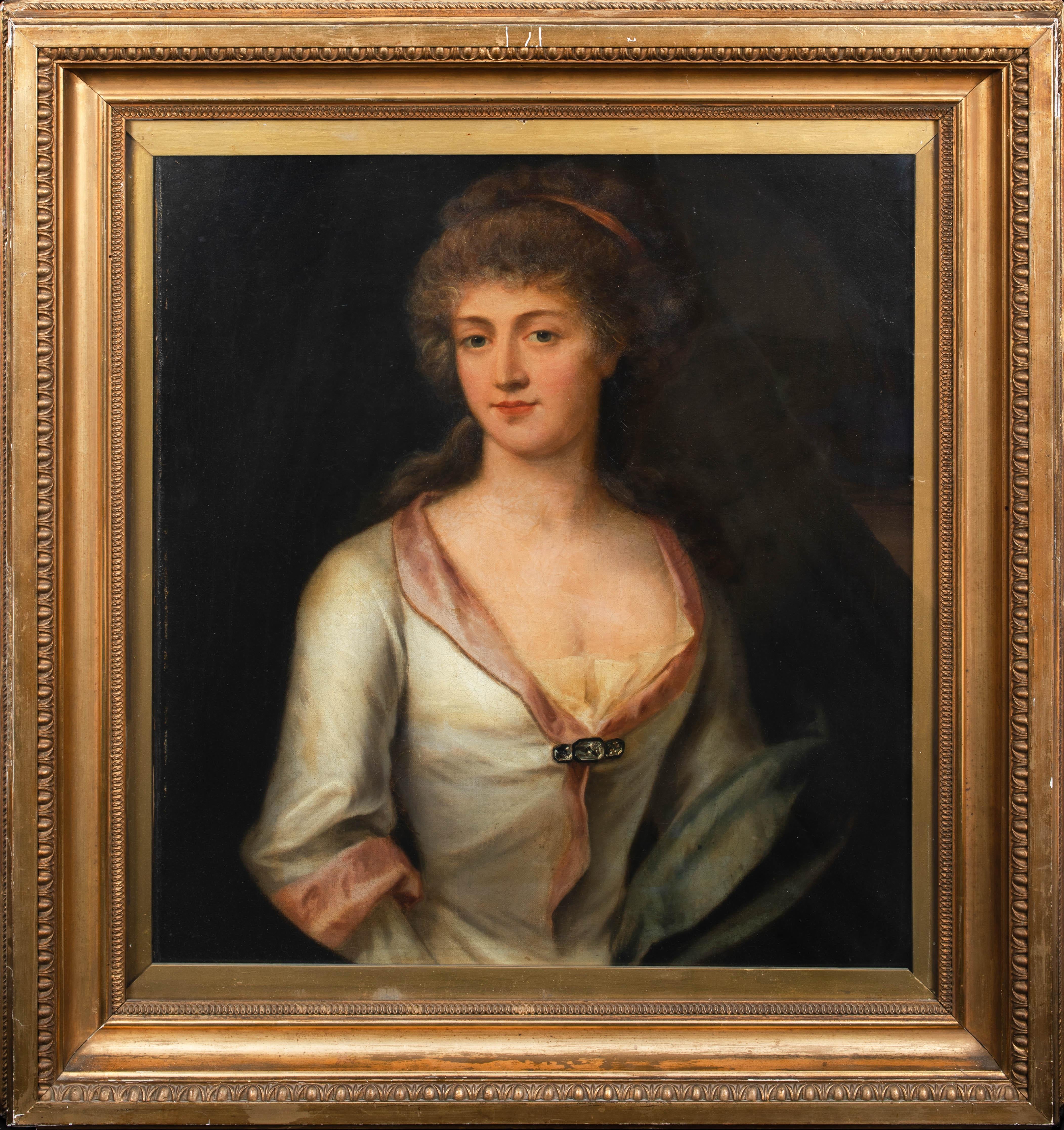 Ritratto di Lady Richardson, moglie di Sir James Richardson, 18°/19° secolo - Painting di Unknown