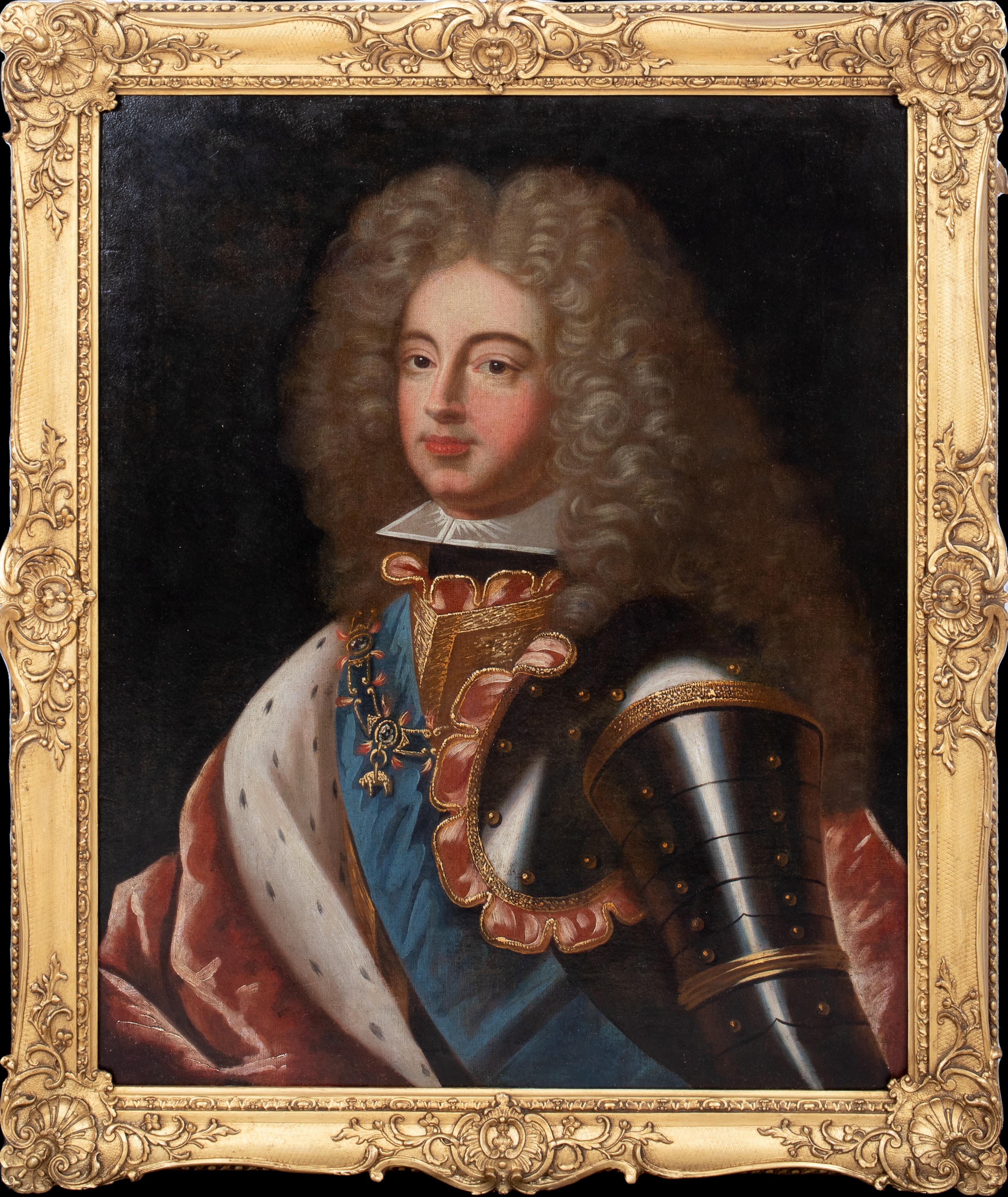 Unknown Portrait Painting - Portrait Of Louis Alexandre Count of Toulouse (1679-1737), circa 1700  