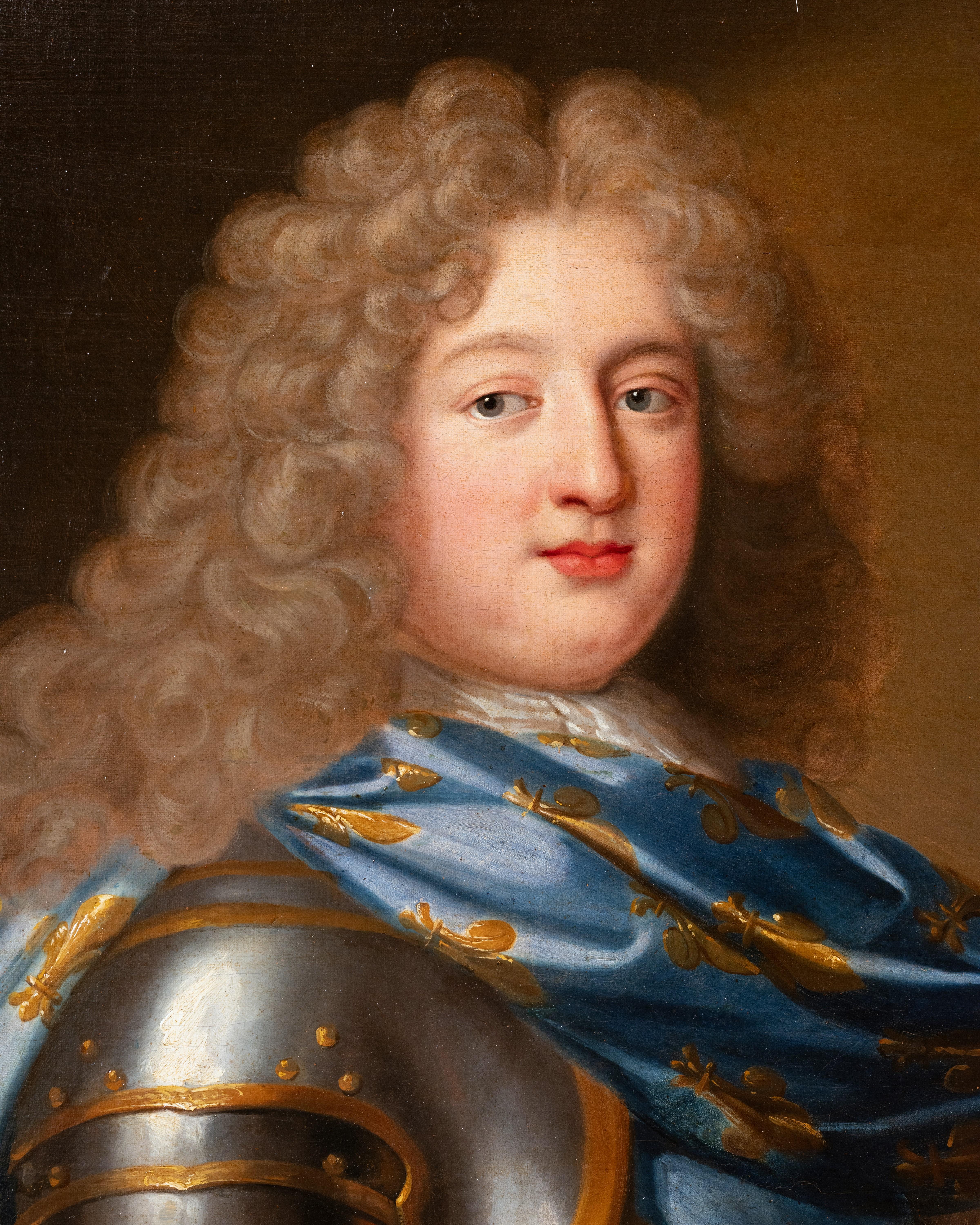 Porträt von Louis von Frankreich, Grand Dauphin, Französische Schule 17. Jahrhundert 2