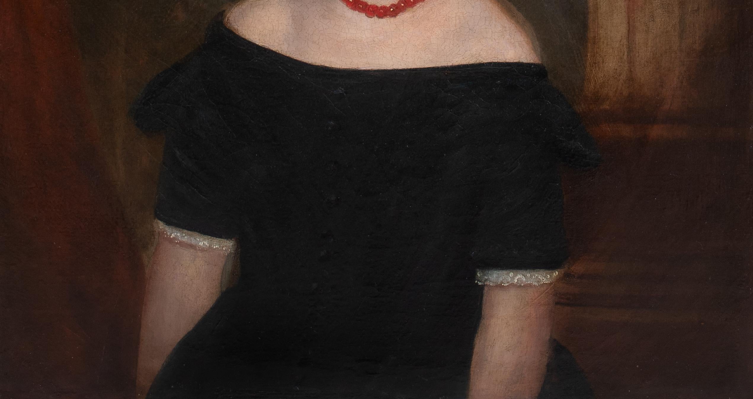 Portrait de l'oiseau Louise Maria (1845-1862), 19ème siècle   École anglaise   en vente 2