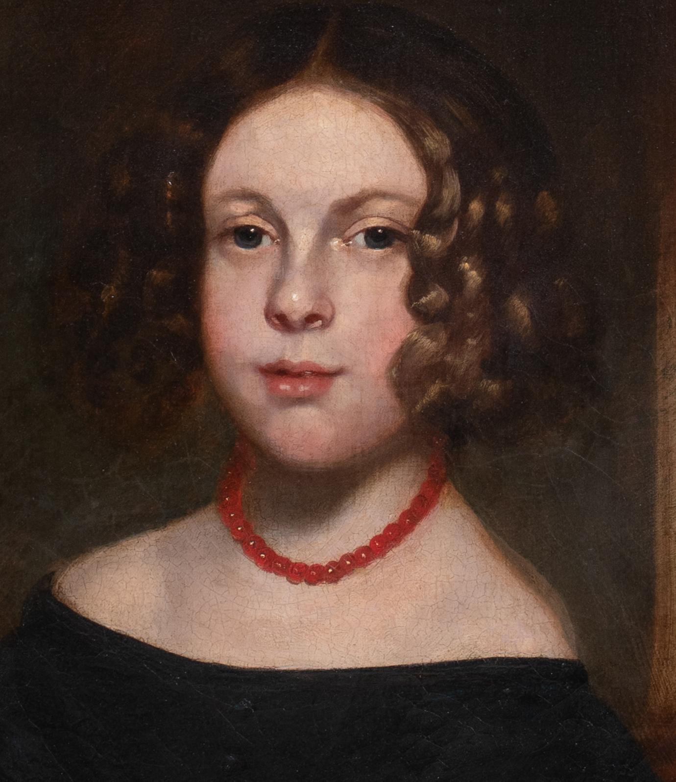 Portrait Of Louise Maria Bird (1845-1862), 19th Century   English School   For Sale 5