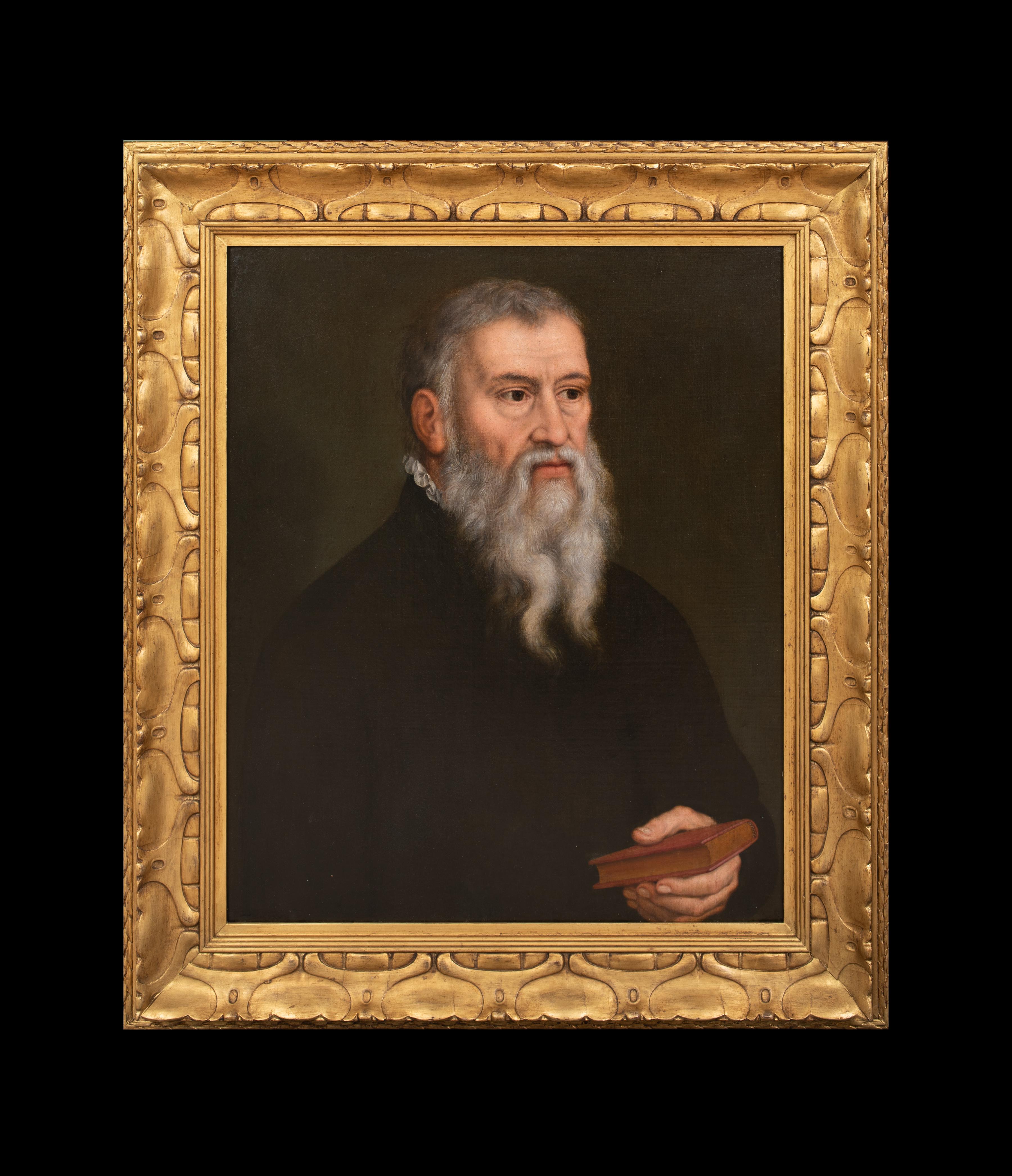 Portrait de Lucas Cranach l'Ancien (1472-1553), Renaissance allemande du 16e siècle - Painting de Unknown