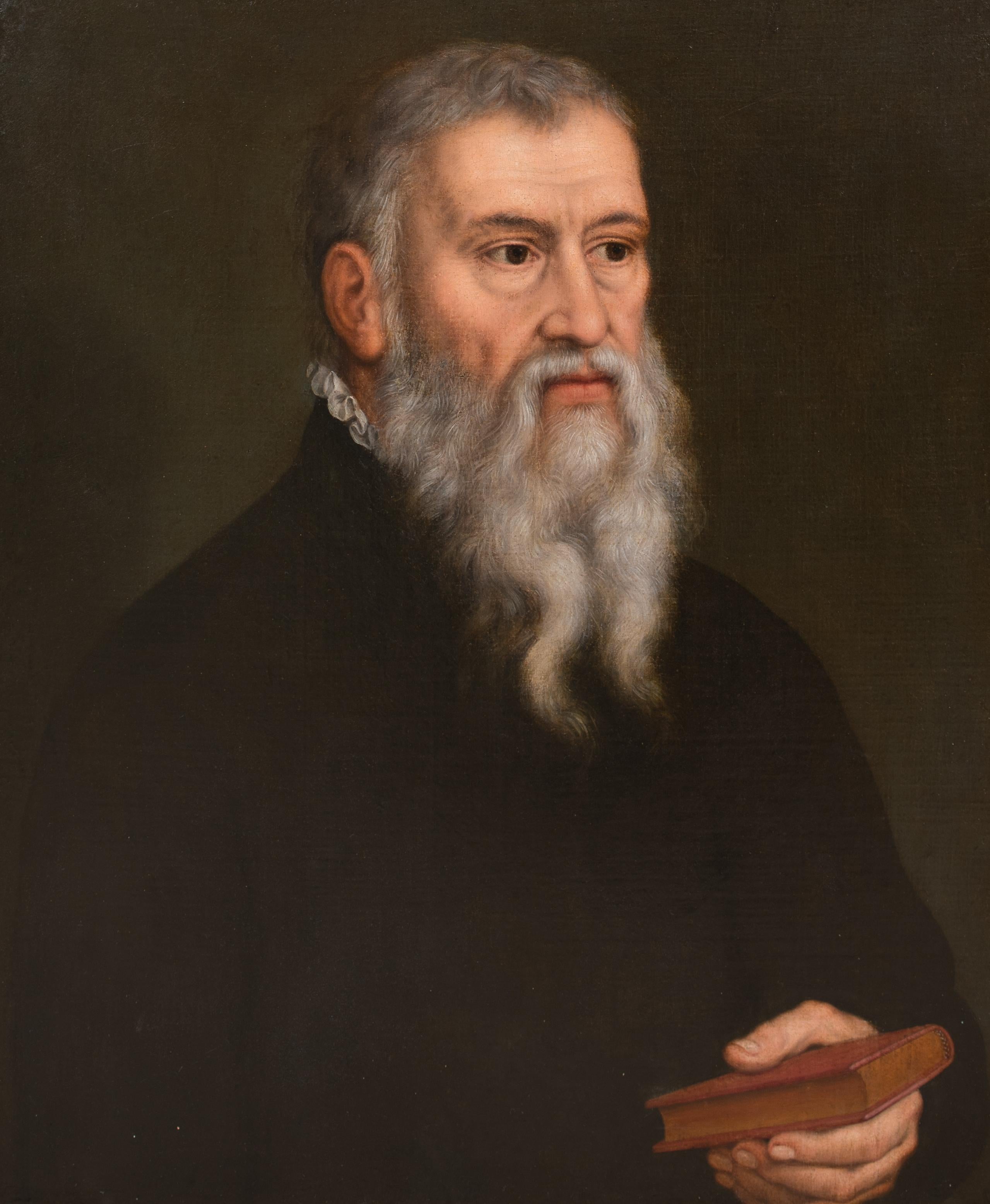 Portrait de Lucas Cranach l'Ancien (1472-1553), Renaissance allemande du 16e siècle - Noir Portrait Painting par Unknown