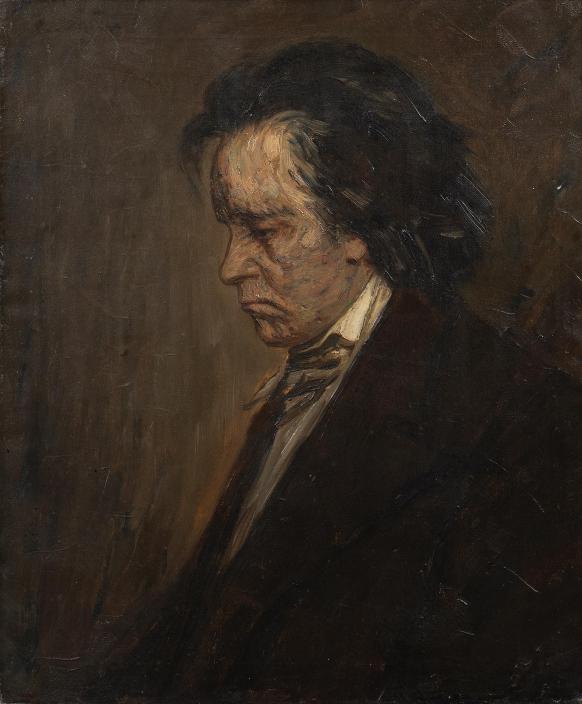 Unknown - Portrait Of Ludwig van Beethoven (1770-1827), 19th Century For  Sale at 1stDibs | beethoven painting